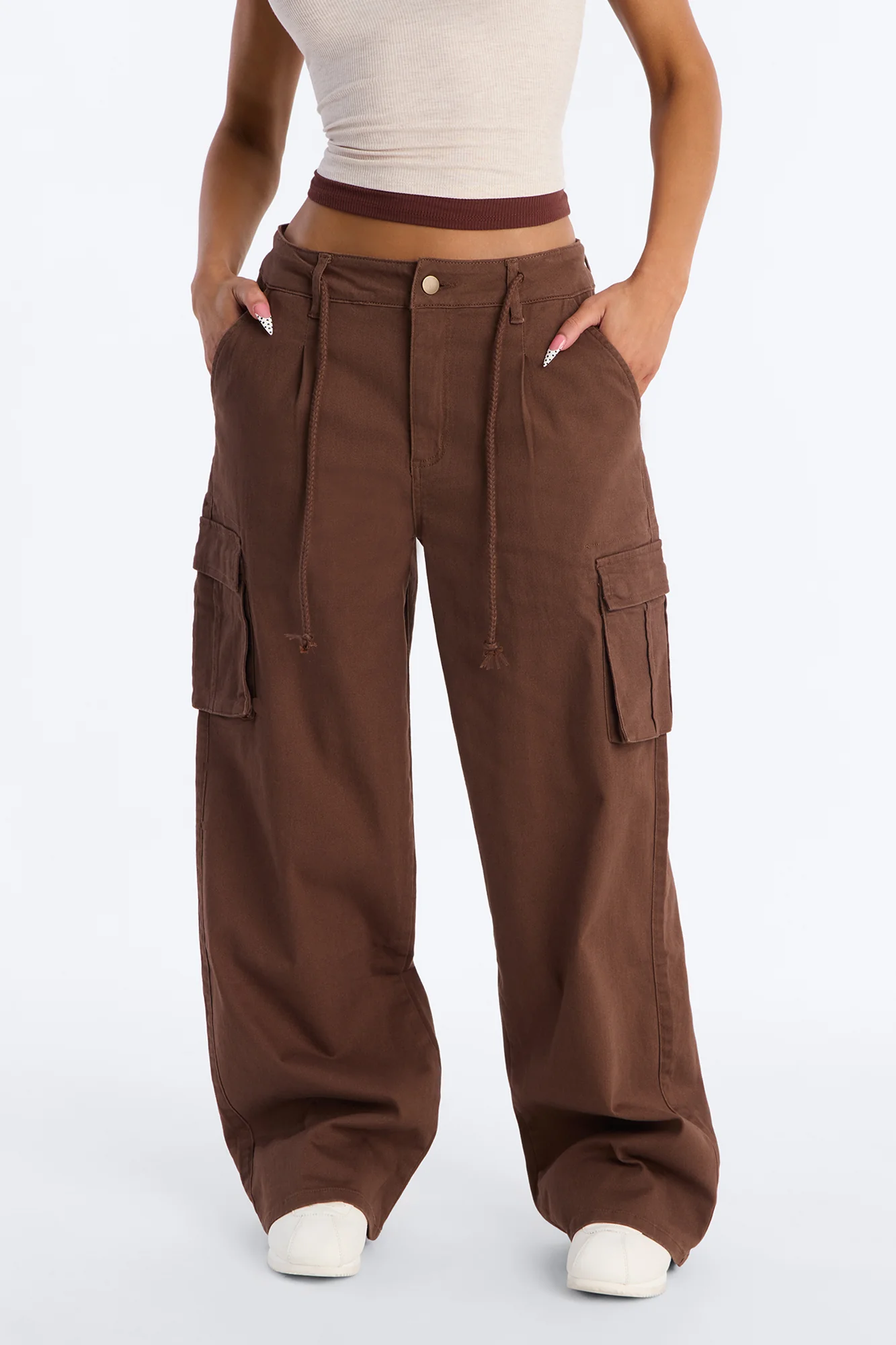 Out For The Day Cargo Pant - Brown