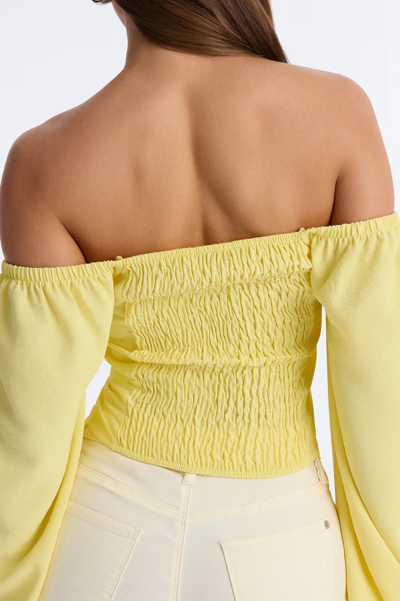 Out To Play Lace Up Airflow Top - Butter Yellow - Image 5