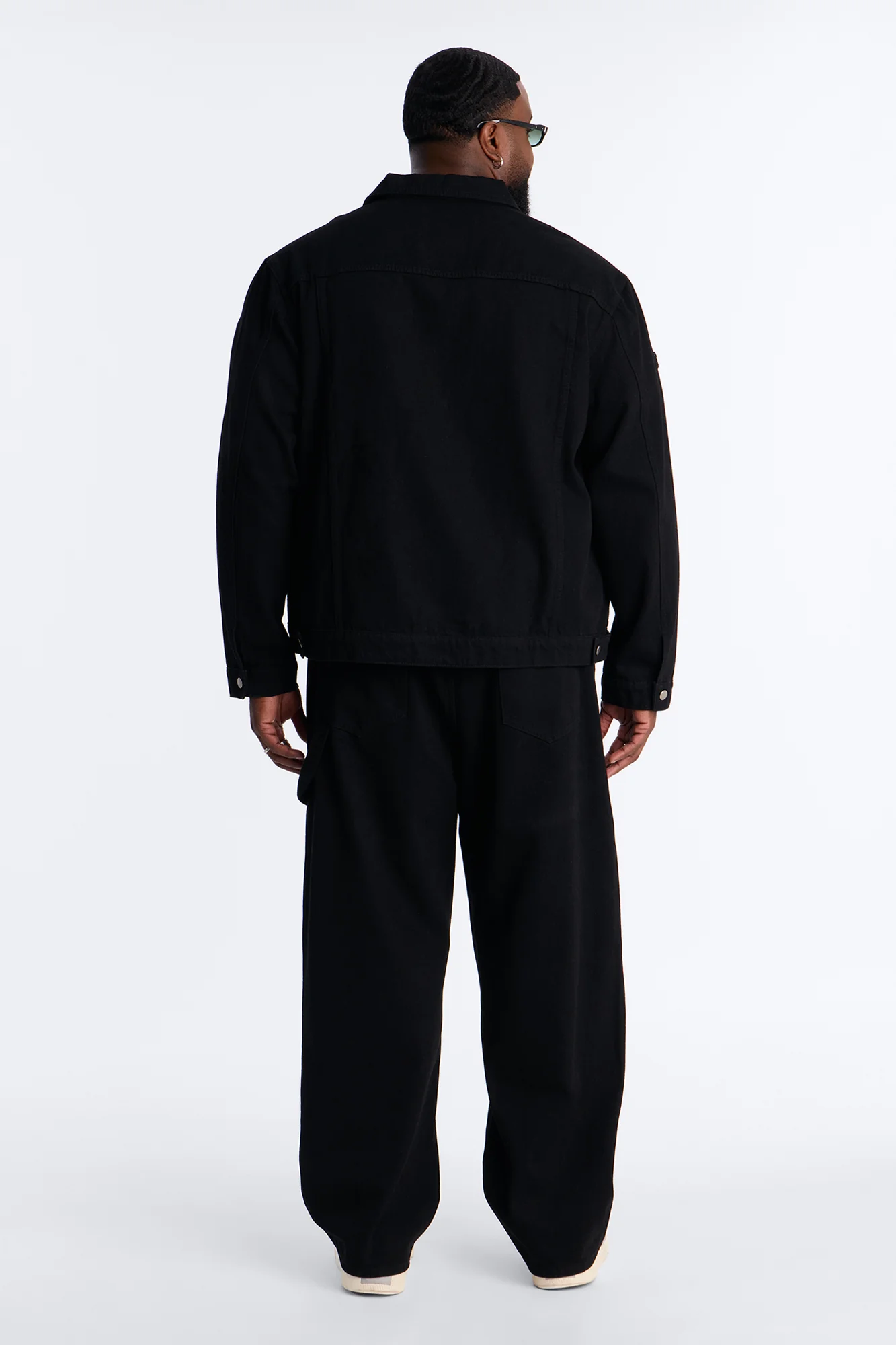 Outlaw Patchwork Baggy Jean - Black - Image 8