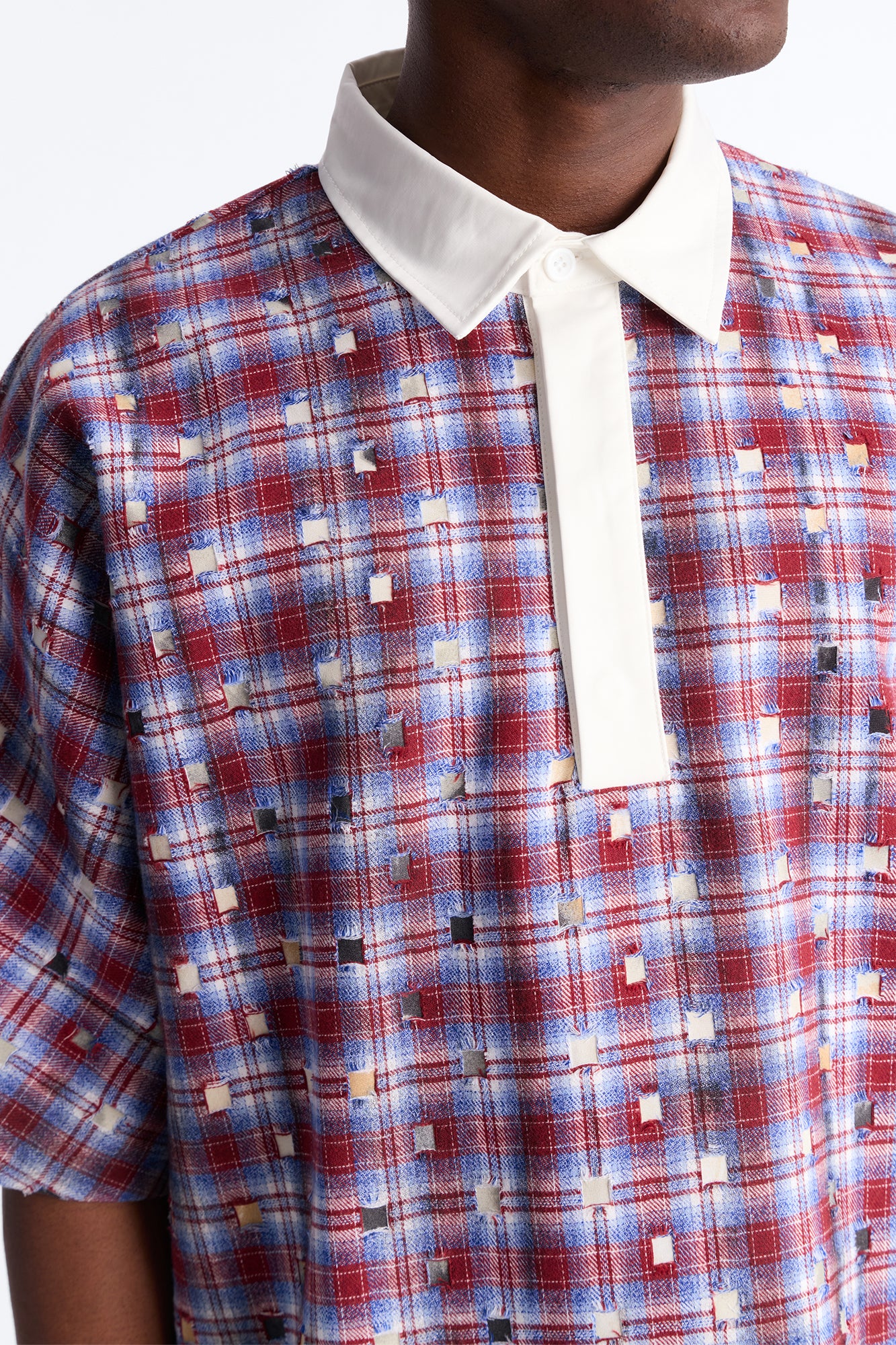 Oversized Desert Tempo Polo Shirt - Red - Image 3