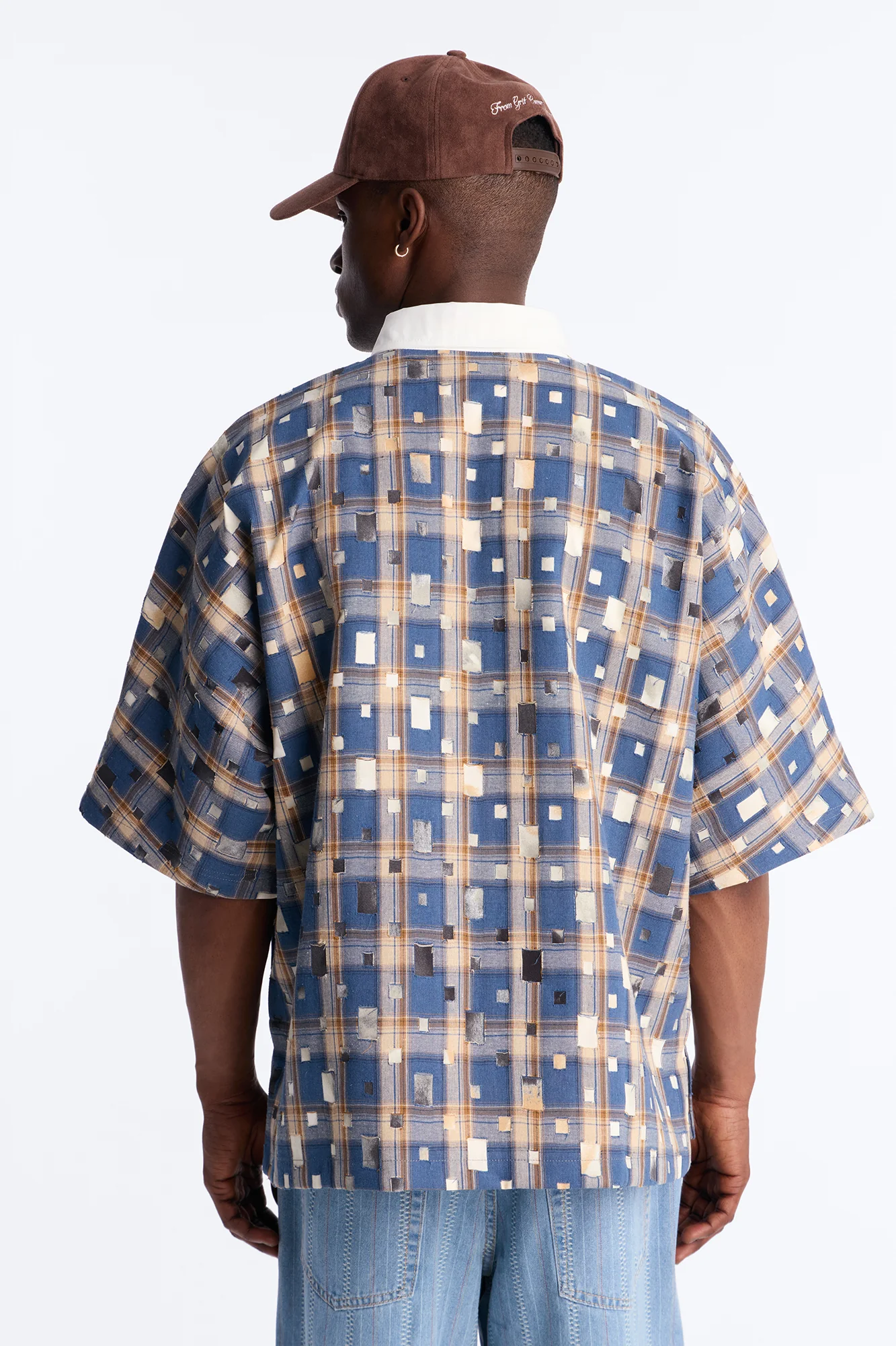 Oversized Dustwave Polo Shirt - Blue - Image 5