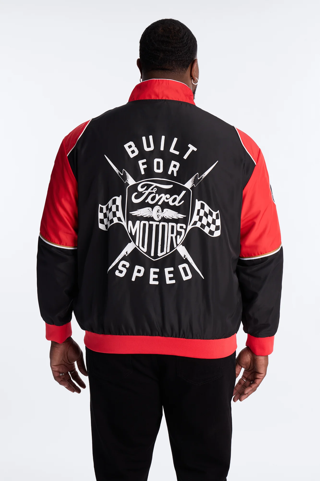 Oversized Ford Need For Speed Racing Jacket - Red - Image 8