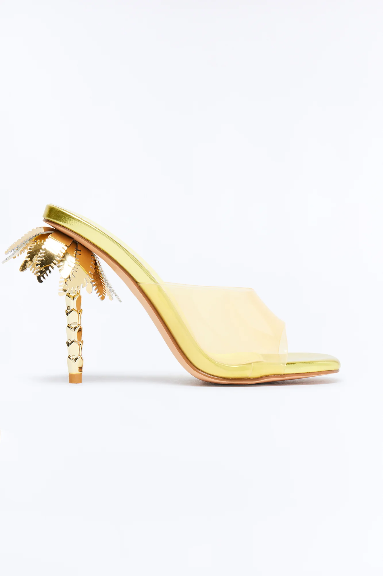 Palms Novelty Heels - Yellow