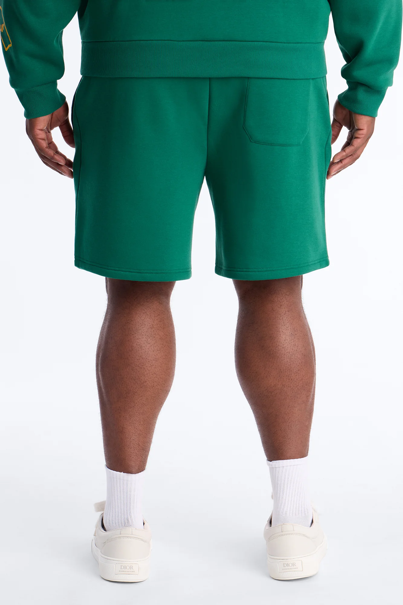 Paper Chasers Chain Stitch Sweatshorts - Green - Image 9