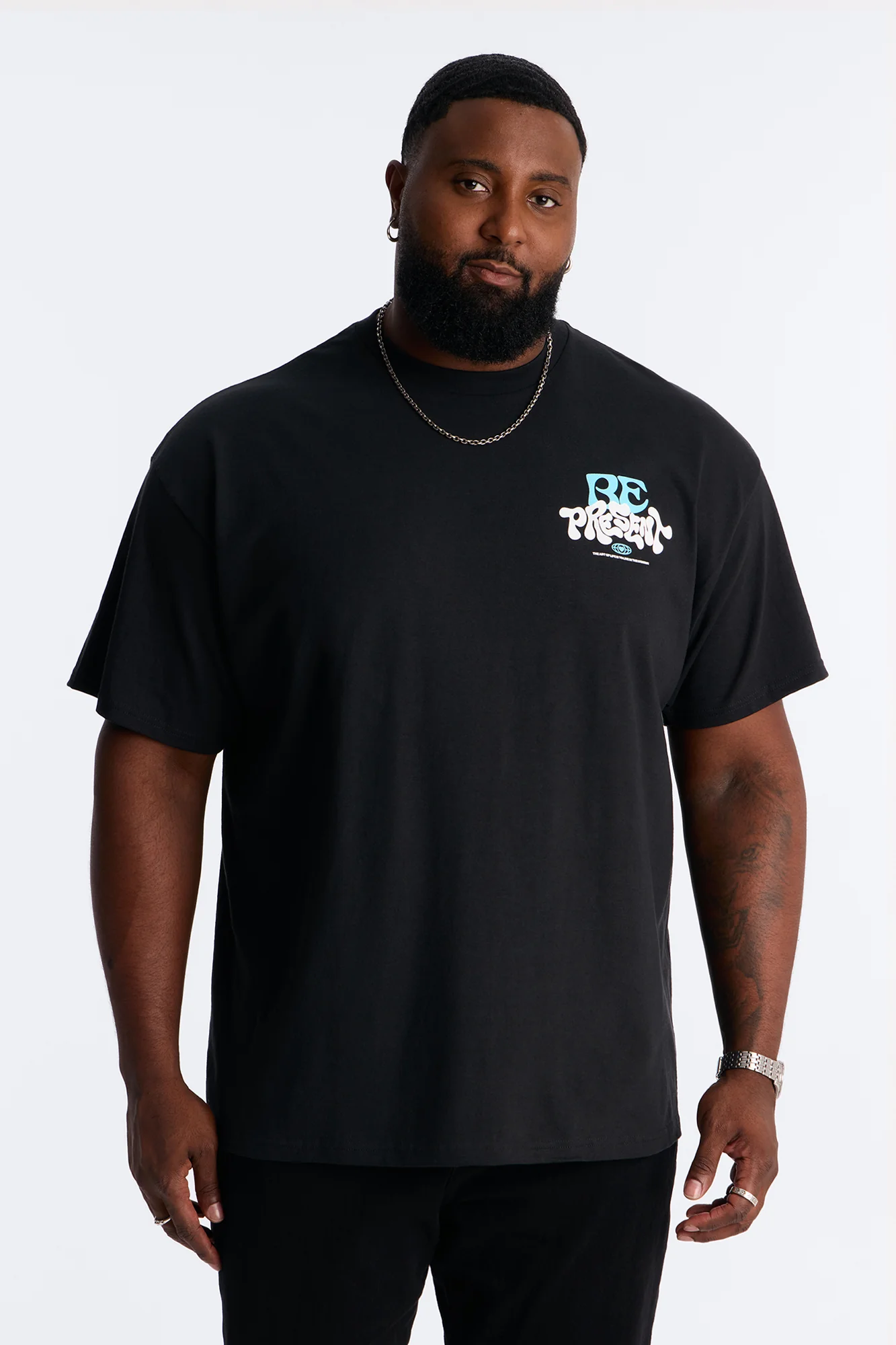 Past Present Future Short Sleeve Tee - Black - Image 7