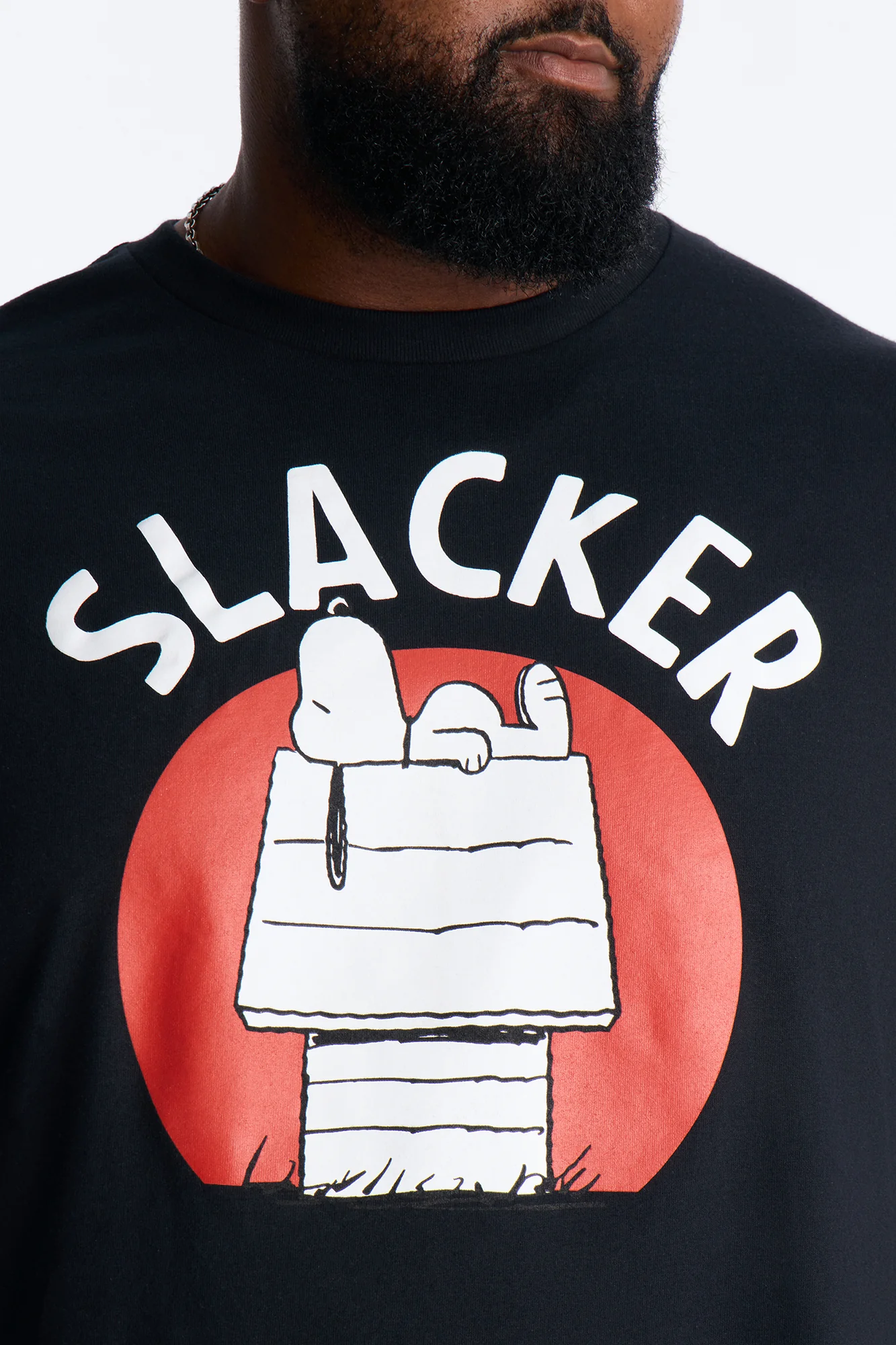 Peanuts Snoopy Slacker Short Sleeve Tee - Black - Image 6