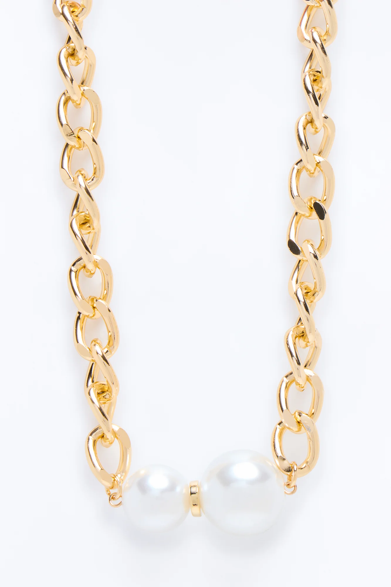 Pearl Kiss Choker - Gold