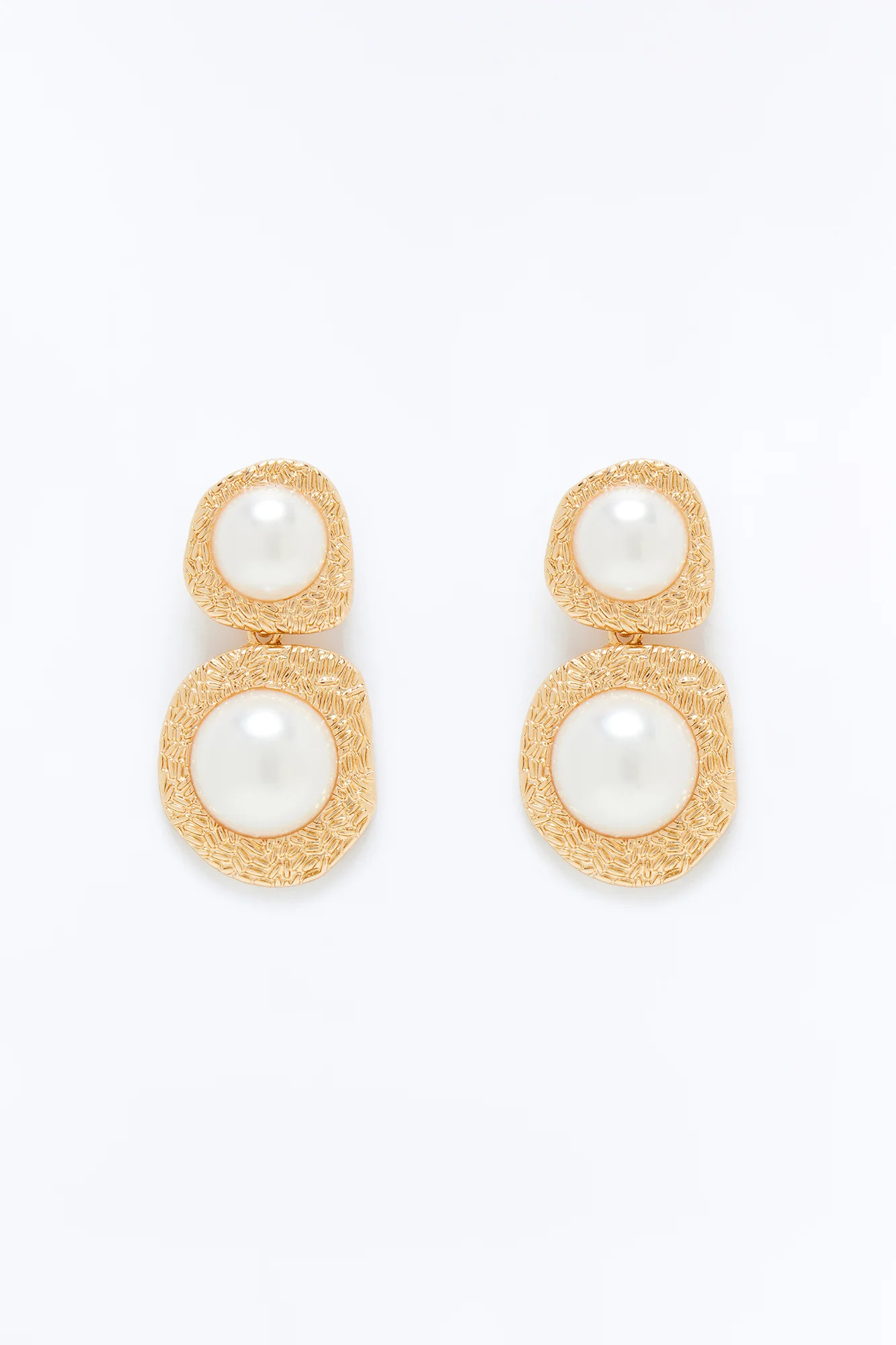 Pearl Of Wisdom Drop Earrings - Gold/combo - Image 3