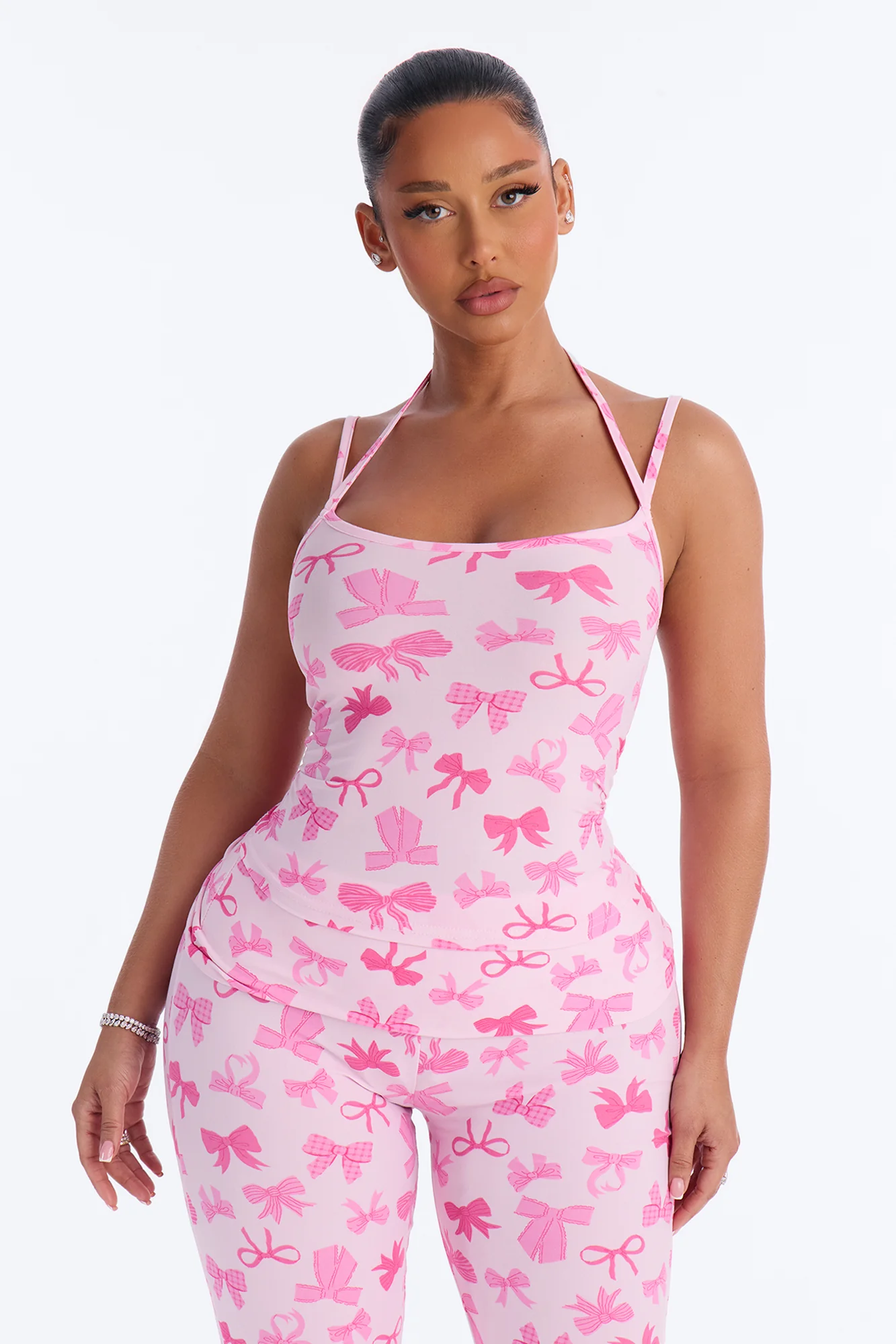 Perfect In Pink PJ Pant Set - Pink - Image 2