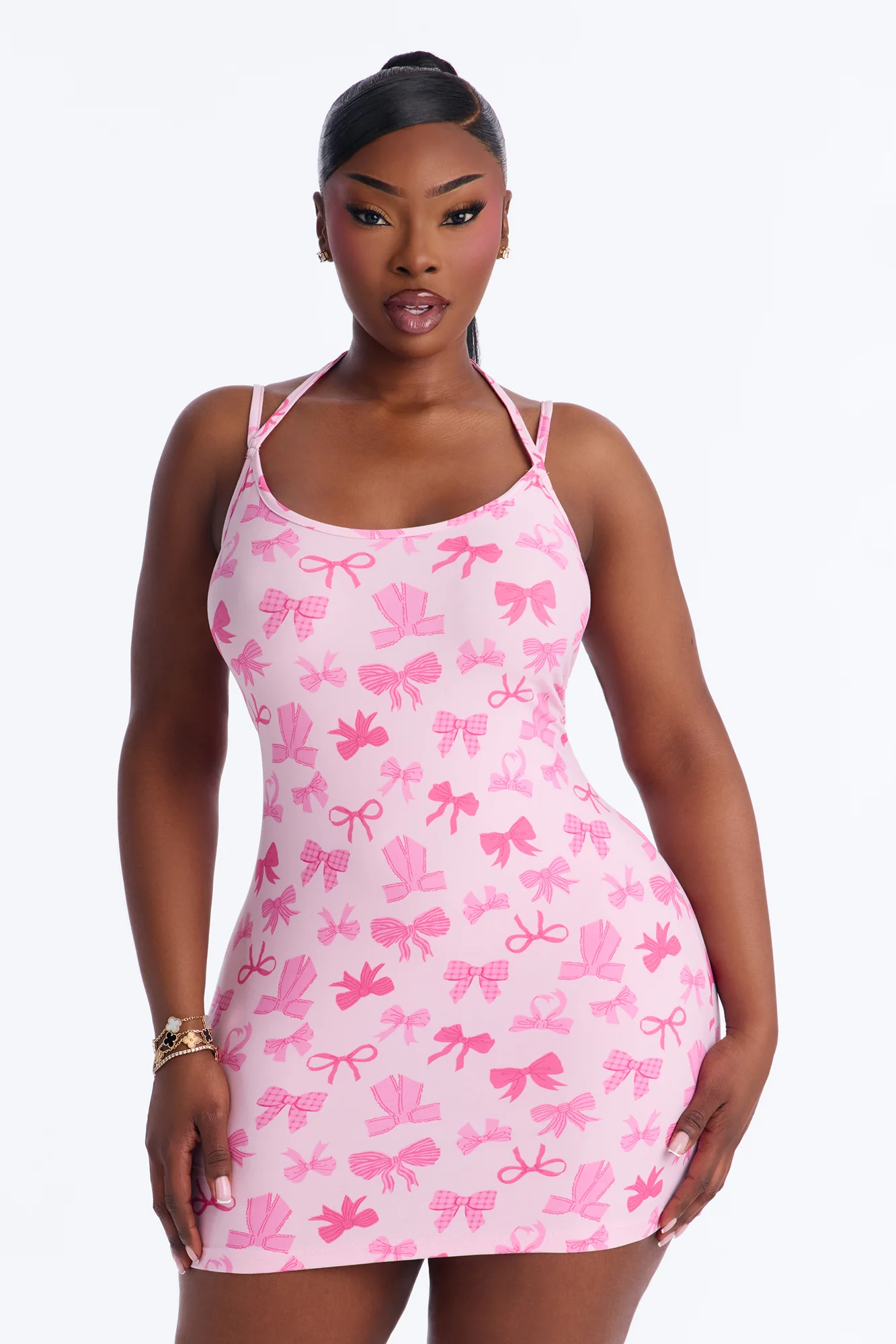 Perfect In Pink PJ Sleep Dress - Pink - Image 4