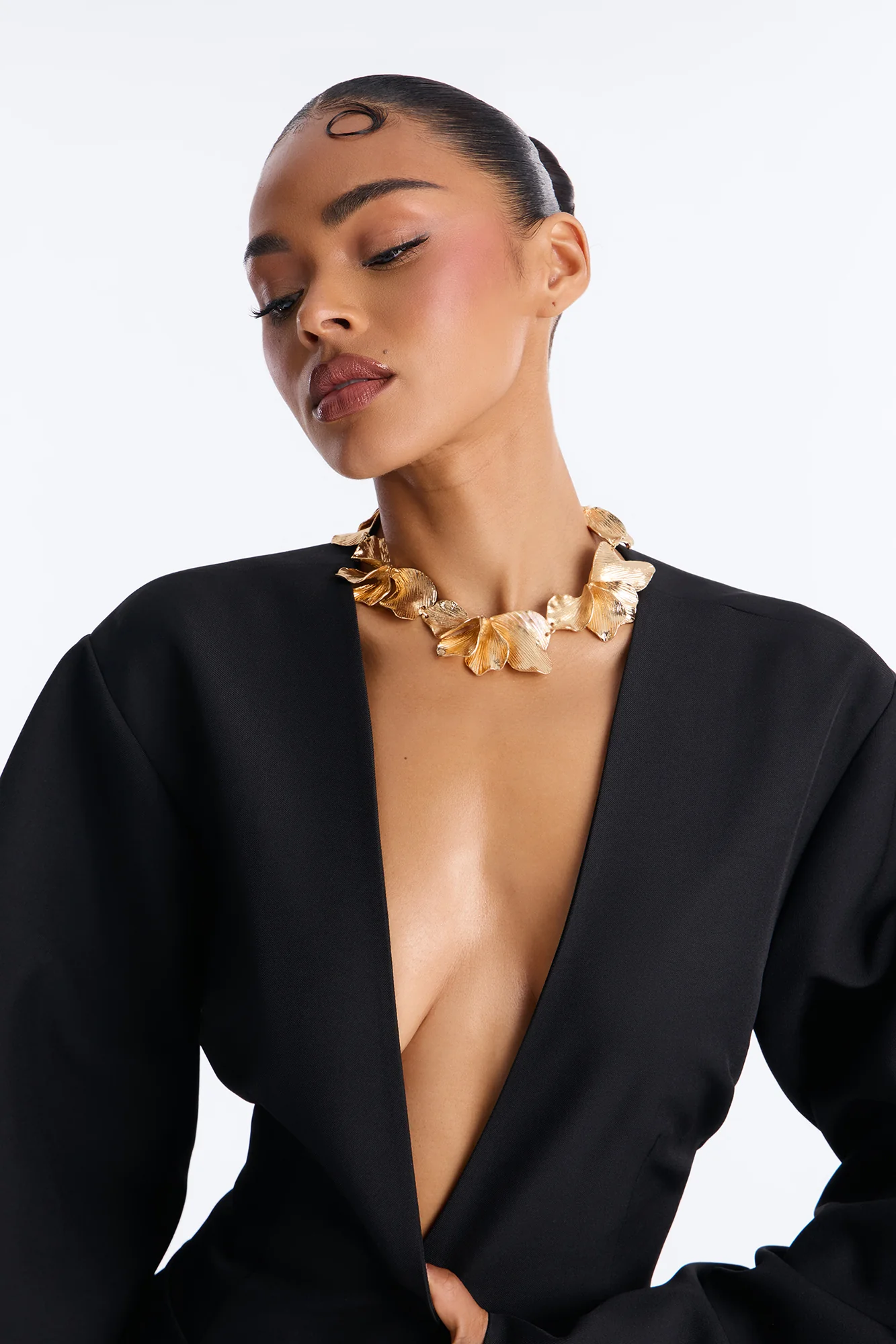 Petals For You Necklace - Gold - Image 2