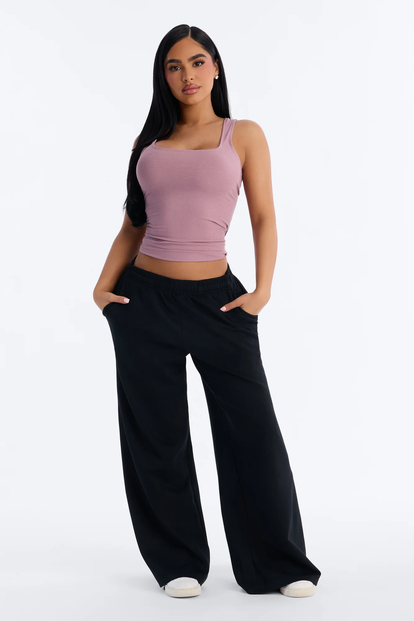 Petite Time To Chill Lounge Pant - Black