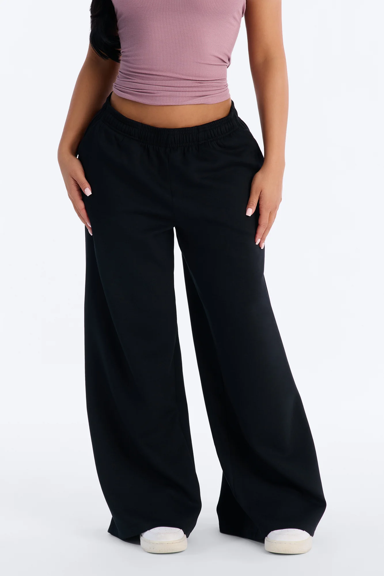Petite Time To Chill Lounge Pant - Black - Image 2