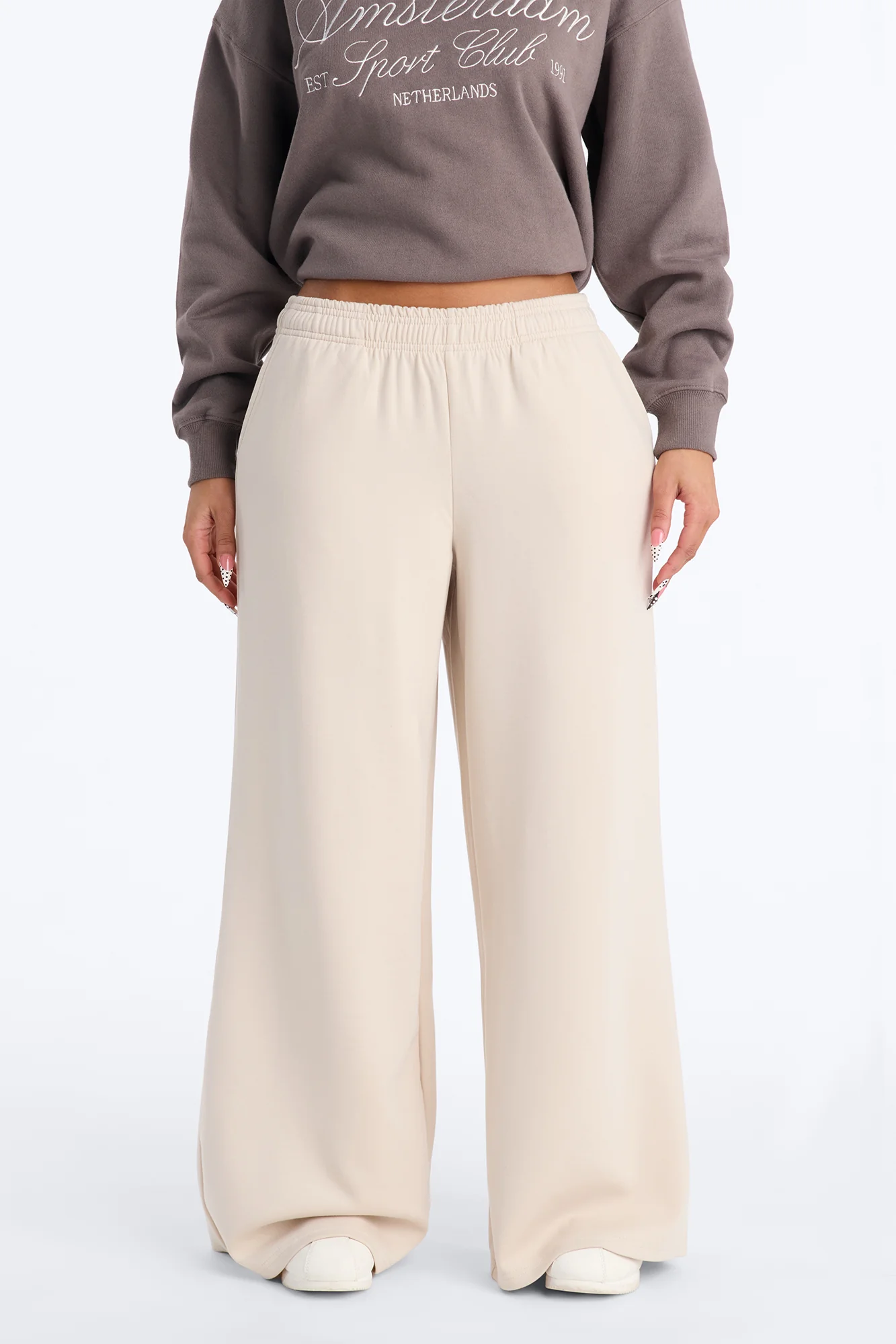 Petite Time To Chill Lounge Pant - Taupe - Image 2