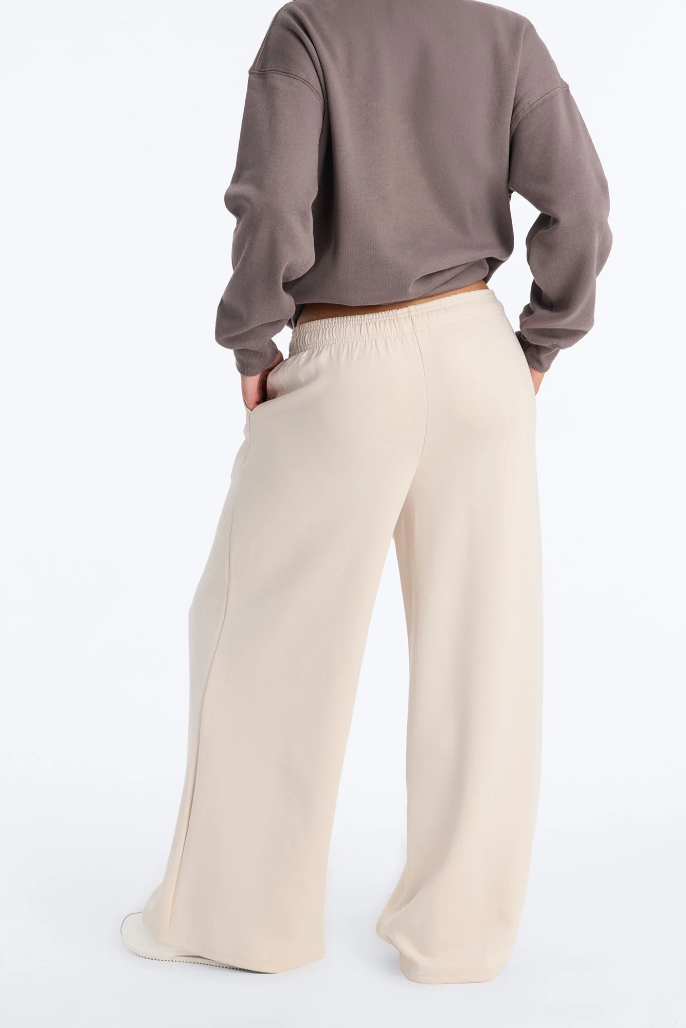 Petite Time To Chill Lounge Pant - Taupe - Image 3