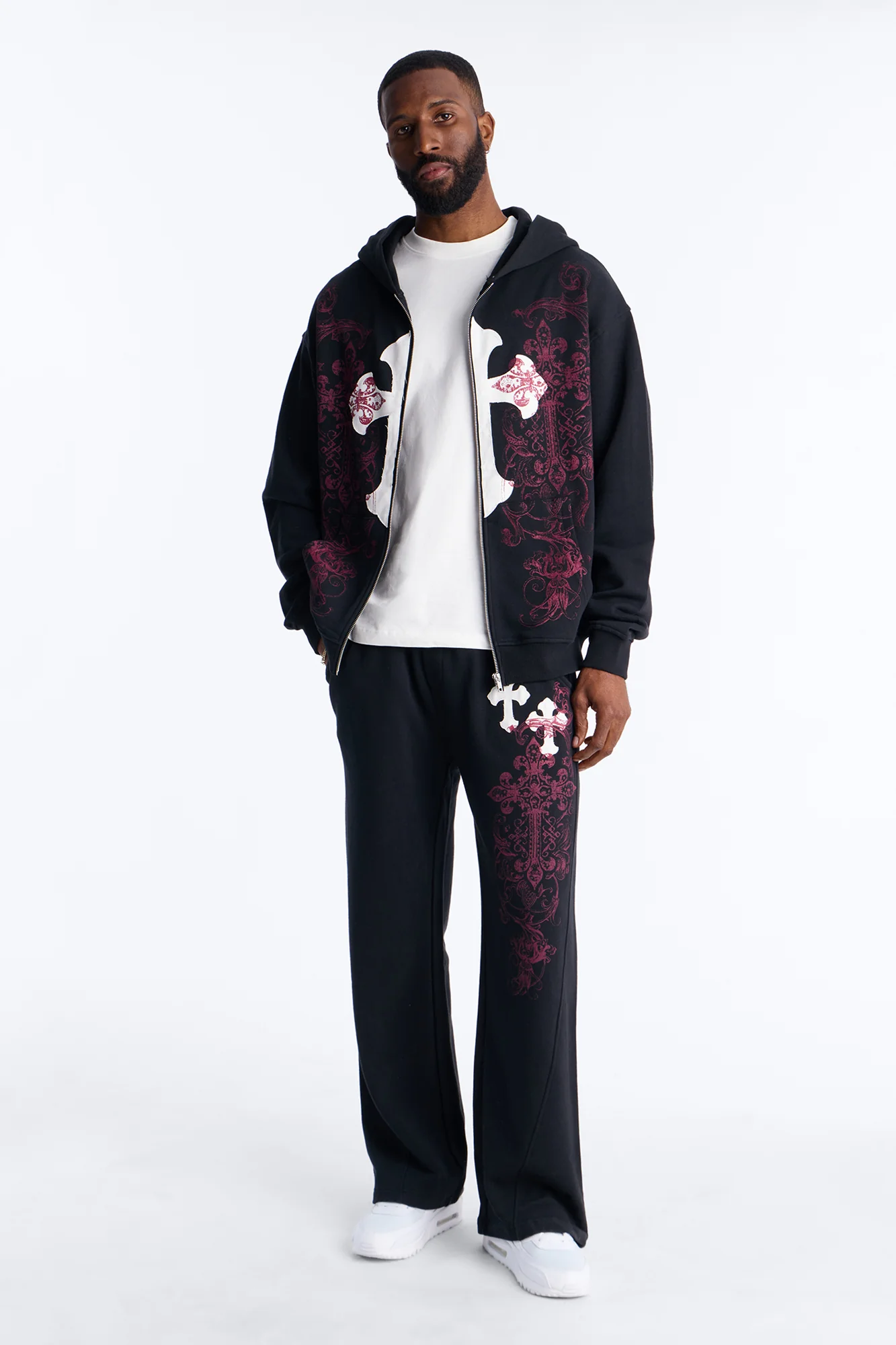 Pick Up Your Cross Patch Sweatpants - Black - Image 2