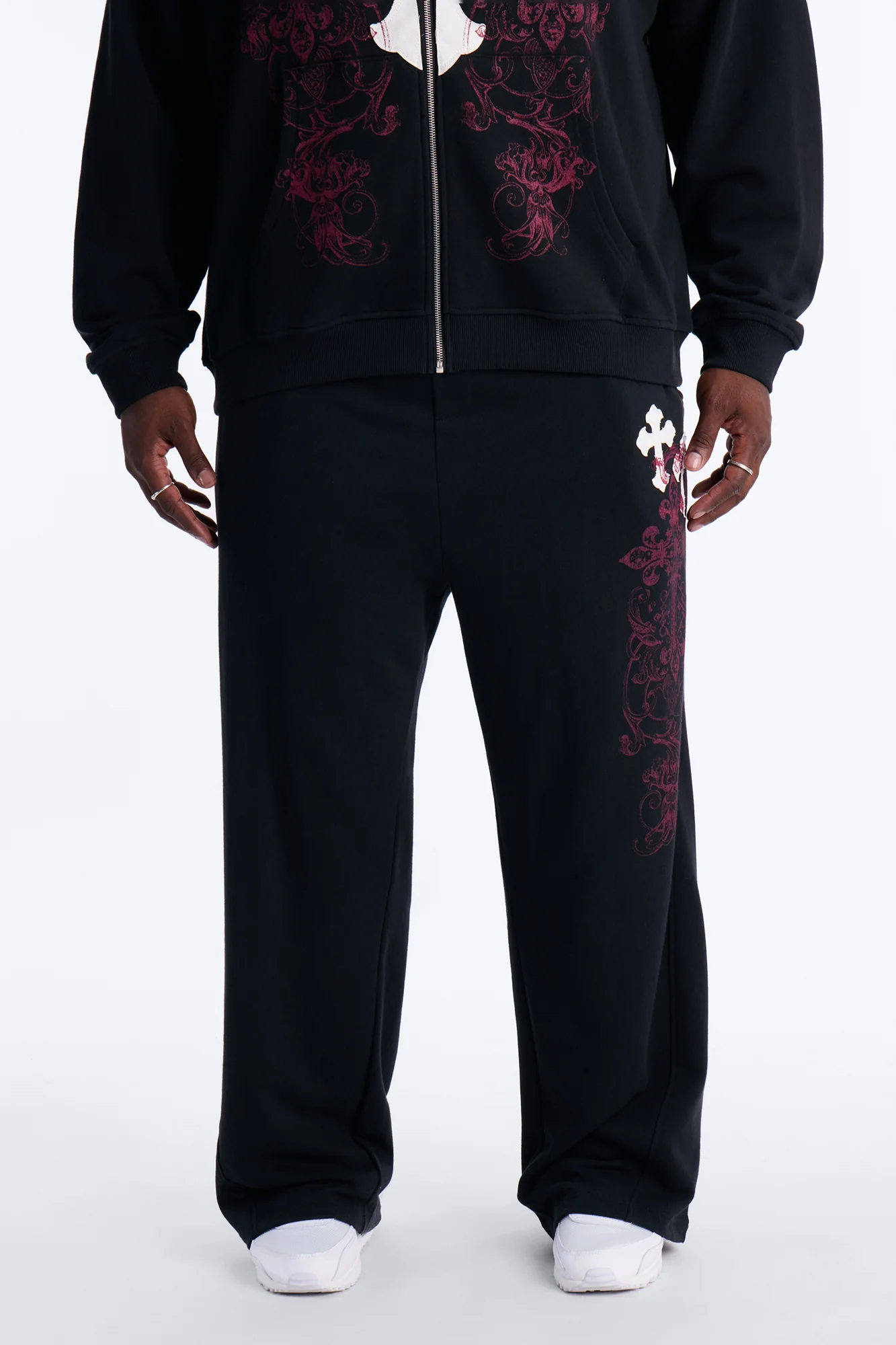 Pick Up Your Cross Patch Sweatpants - Black - Image 5