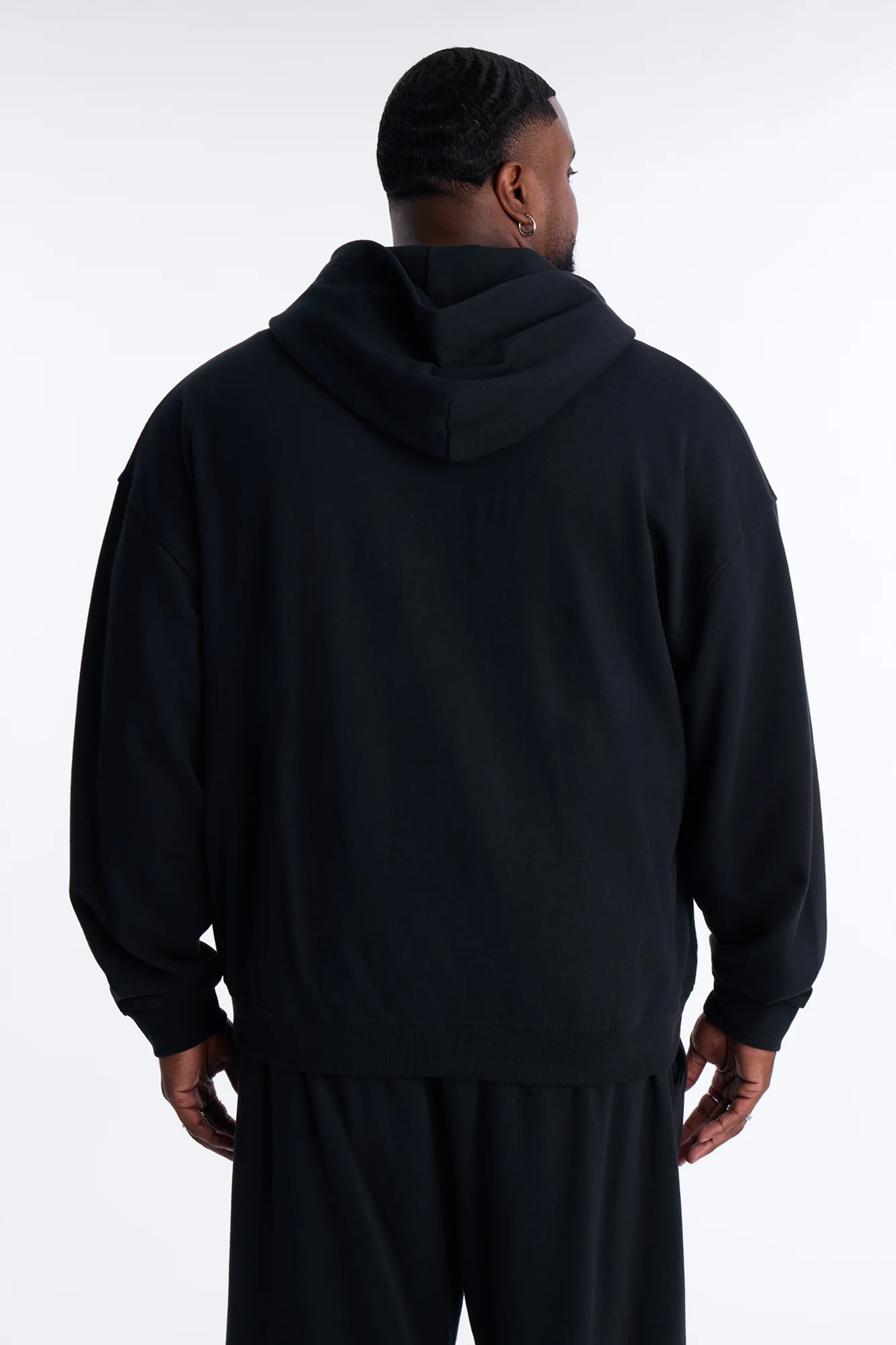 Pick Up Your Cross Patch Zip Hoodie - Black - Image 9