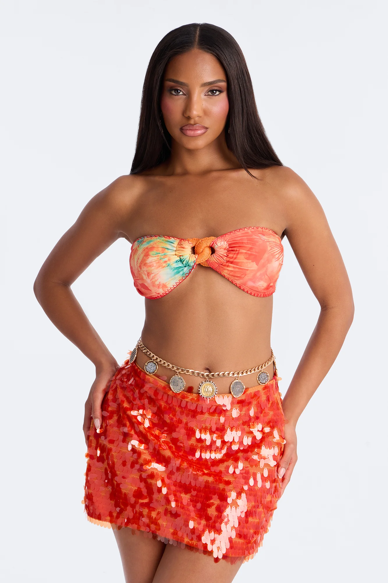 Pirate Treasures Chain Belt - Gold - Image 2