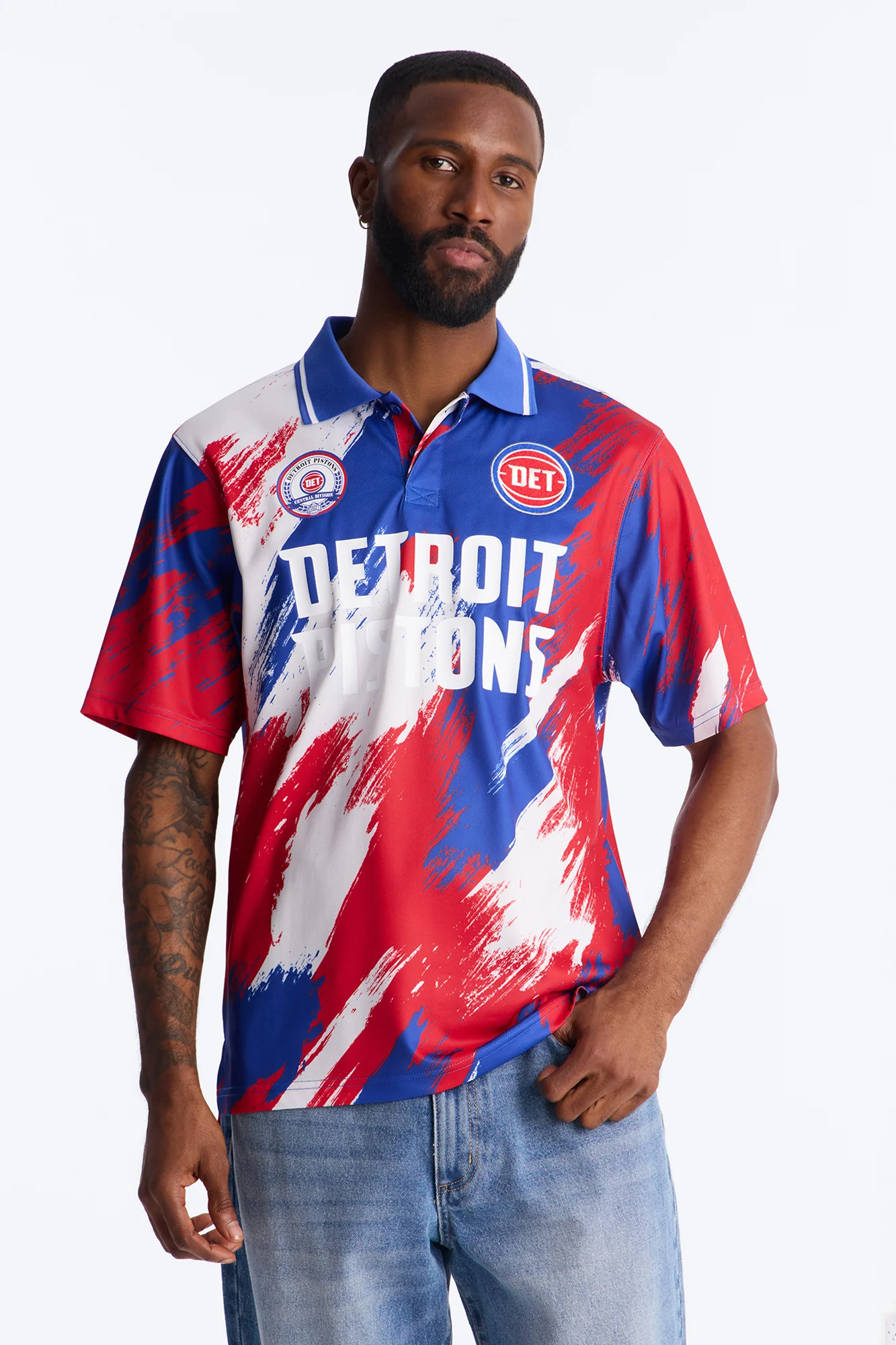 Pistons Copacabana Soccer Top - Blue