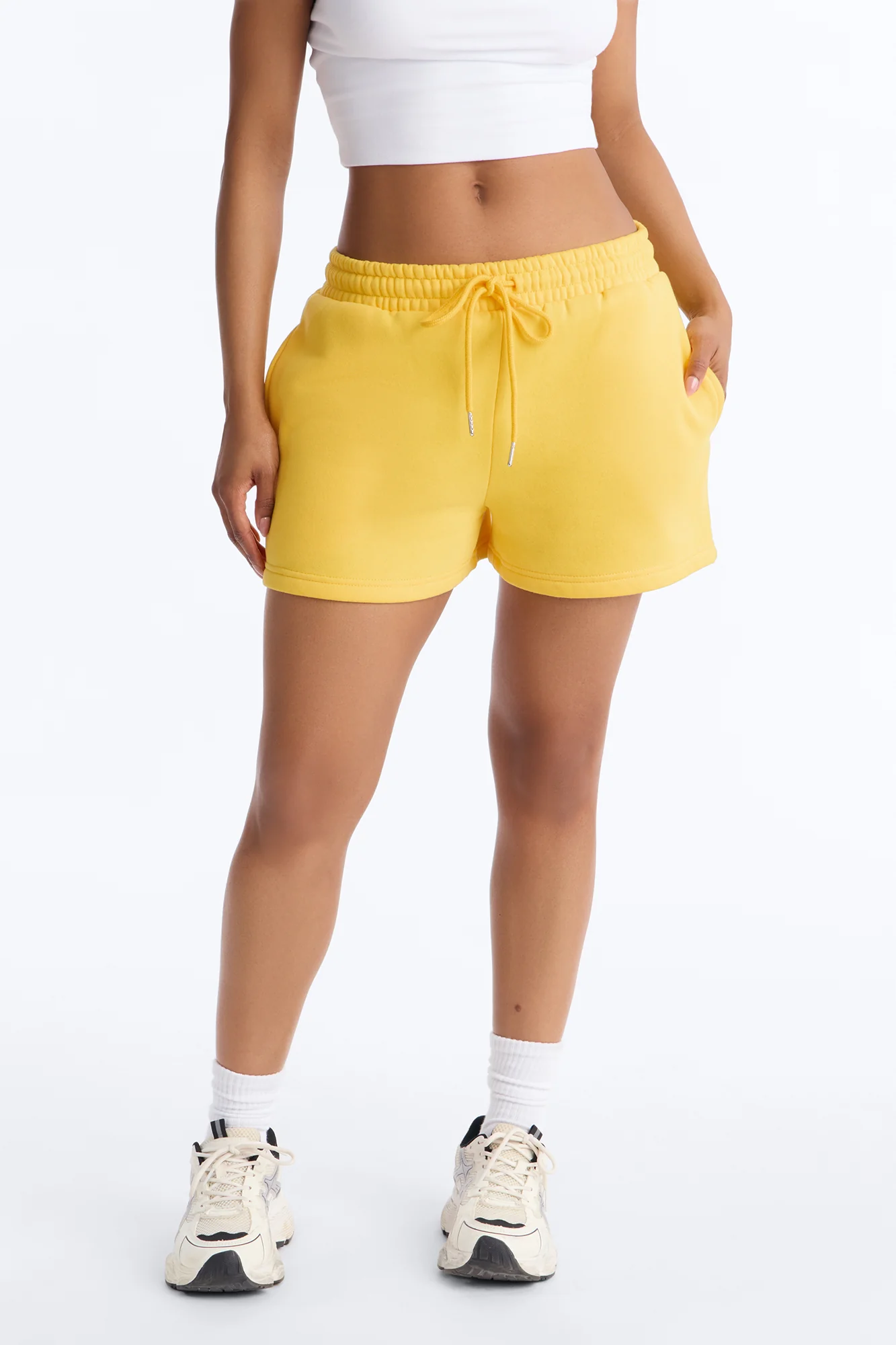 Play No Games Sweatshorts - Yellow - Image 2