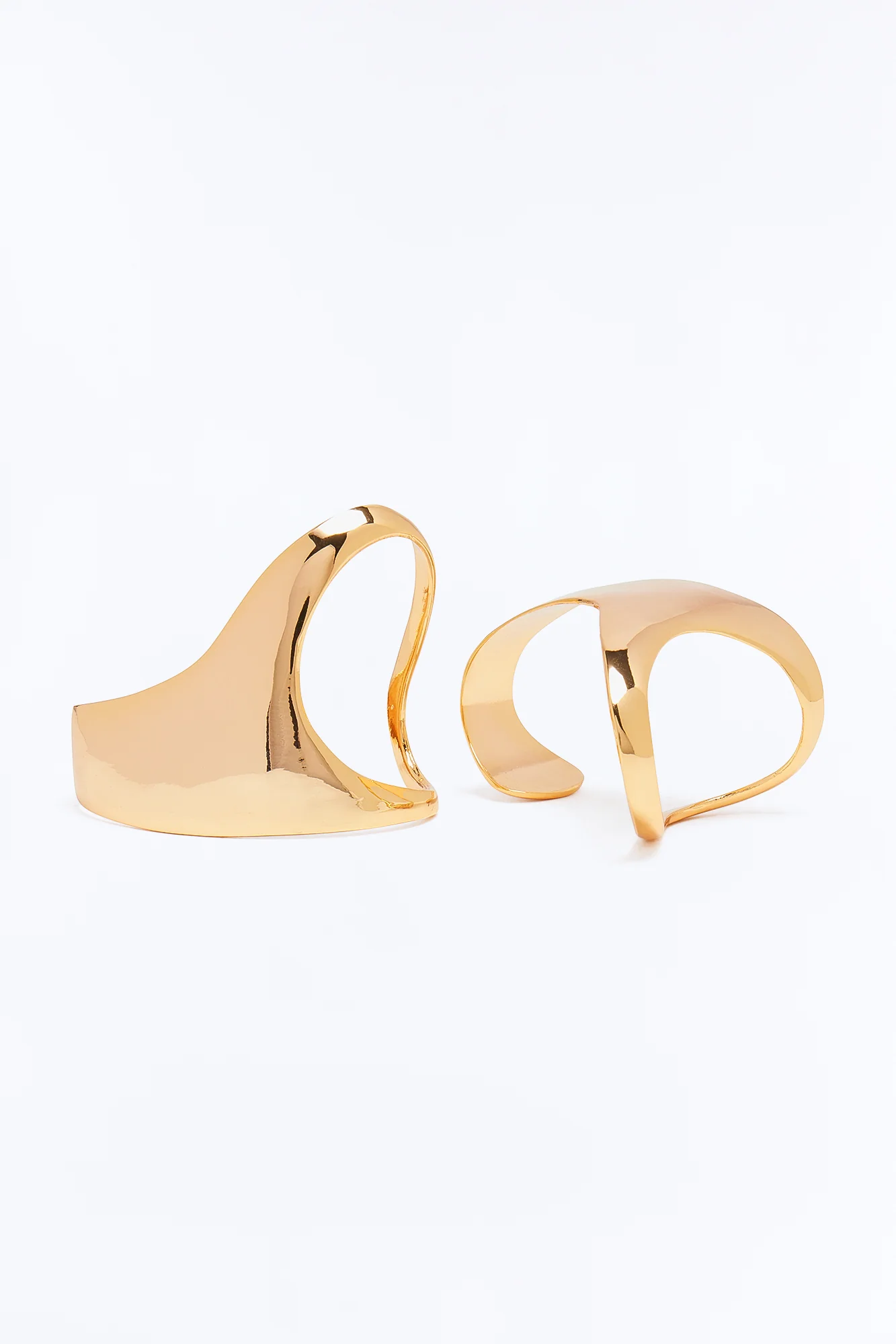 Playa Siren 2 Piece Hand Cuff Set - Gold