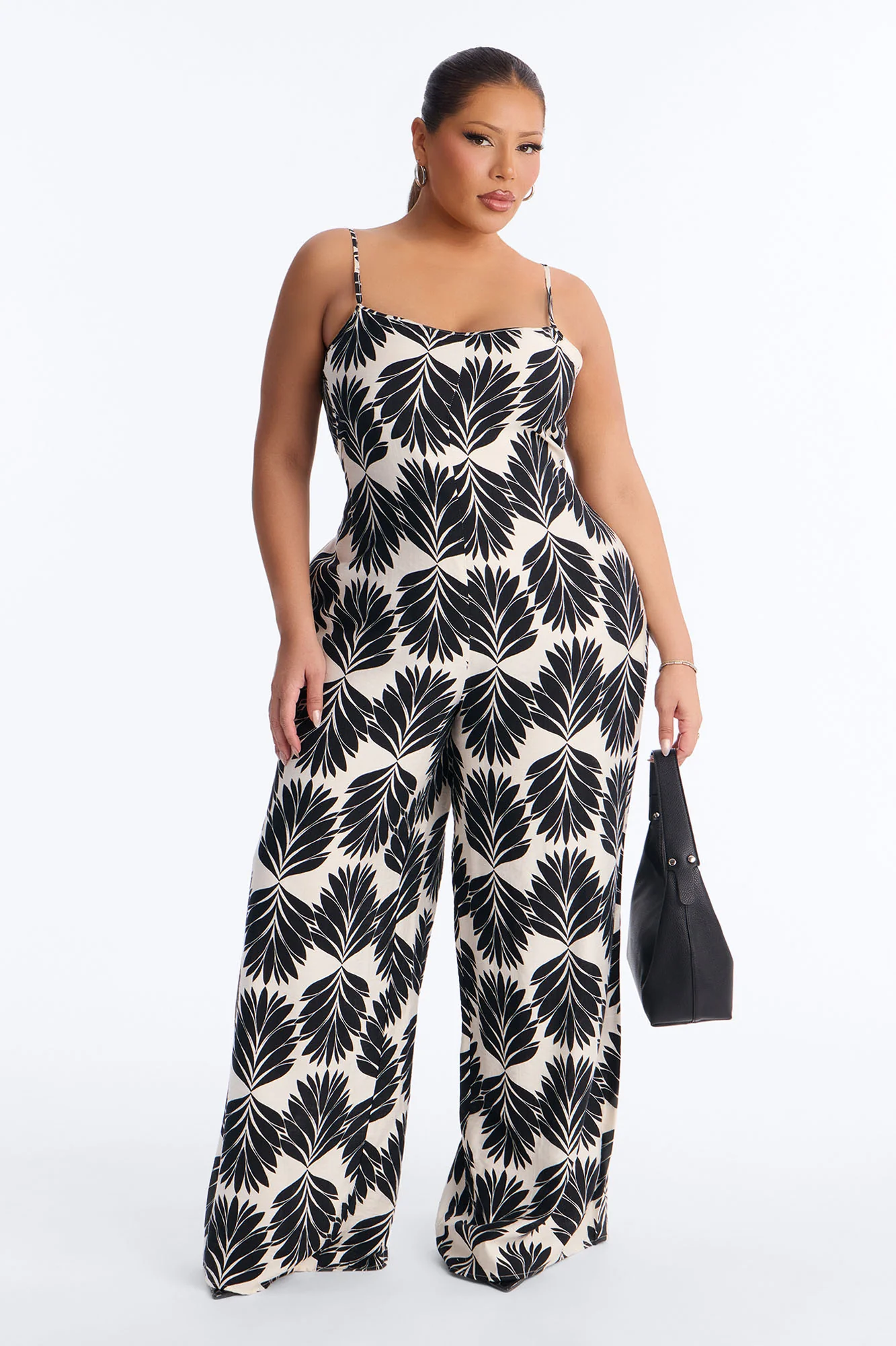 Pool Hours Linen Jumpsuit - Black - Image 4