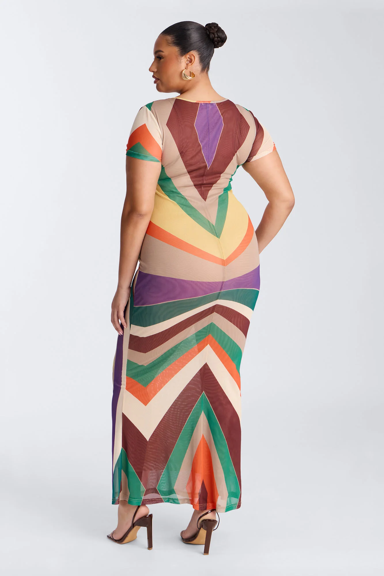 Poolside Babe Mesh Maxi Dress - MultiColor - Image 8