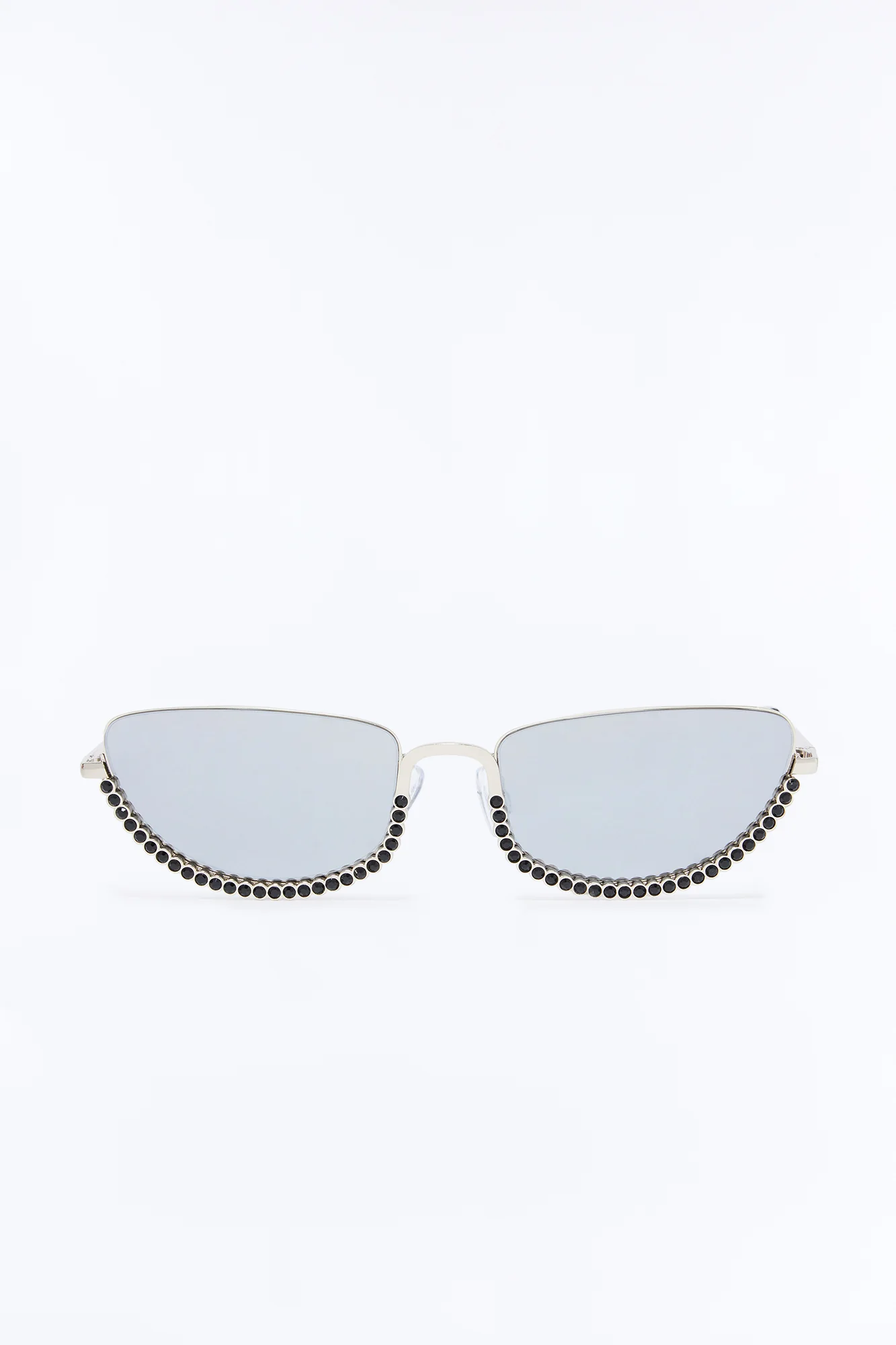 Pop Star Sunglasses - Silver/Black - Image 3