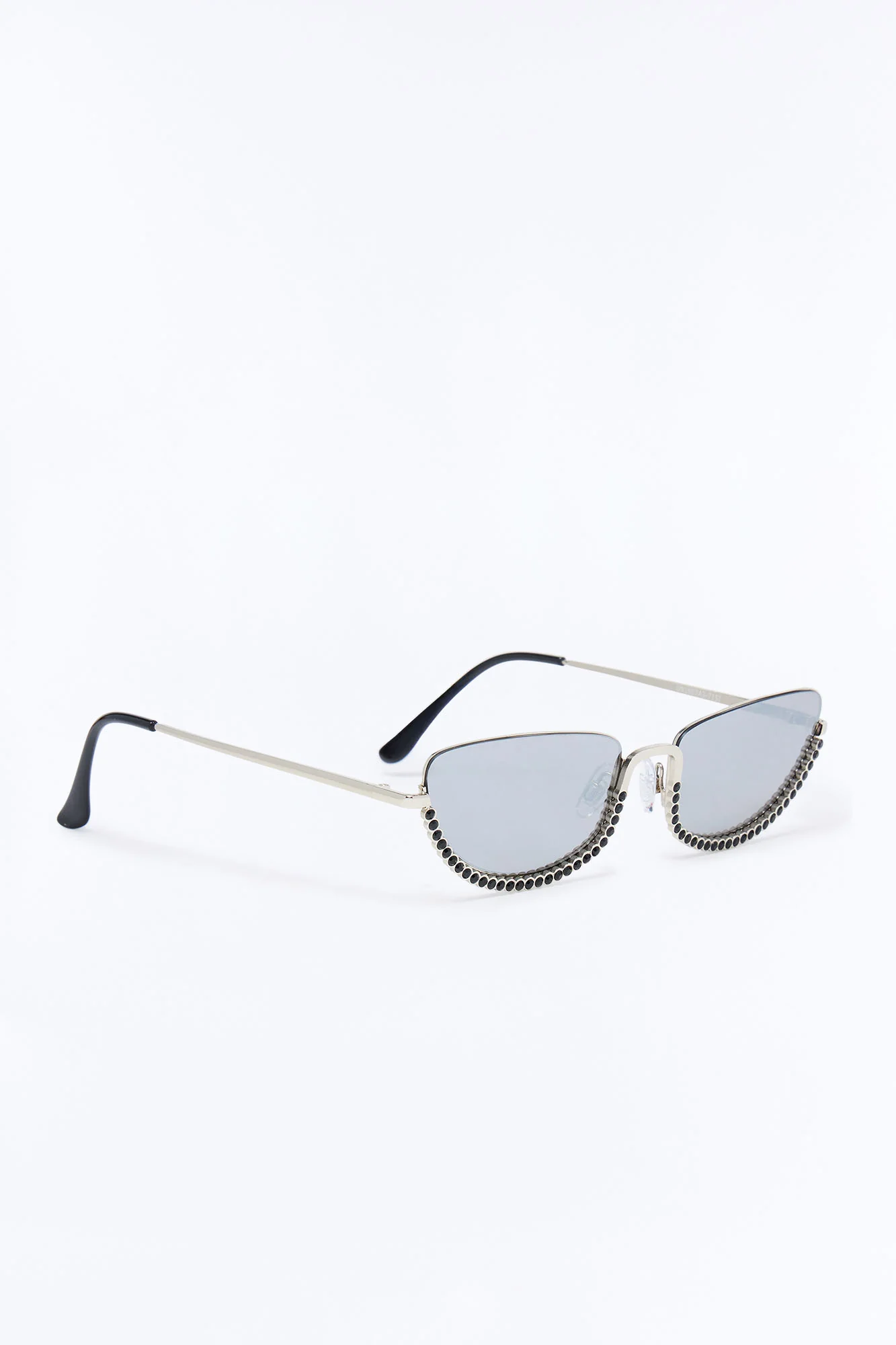 Pop Star Sunglasses - Silver/Black - Image 4