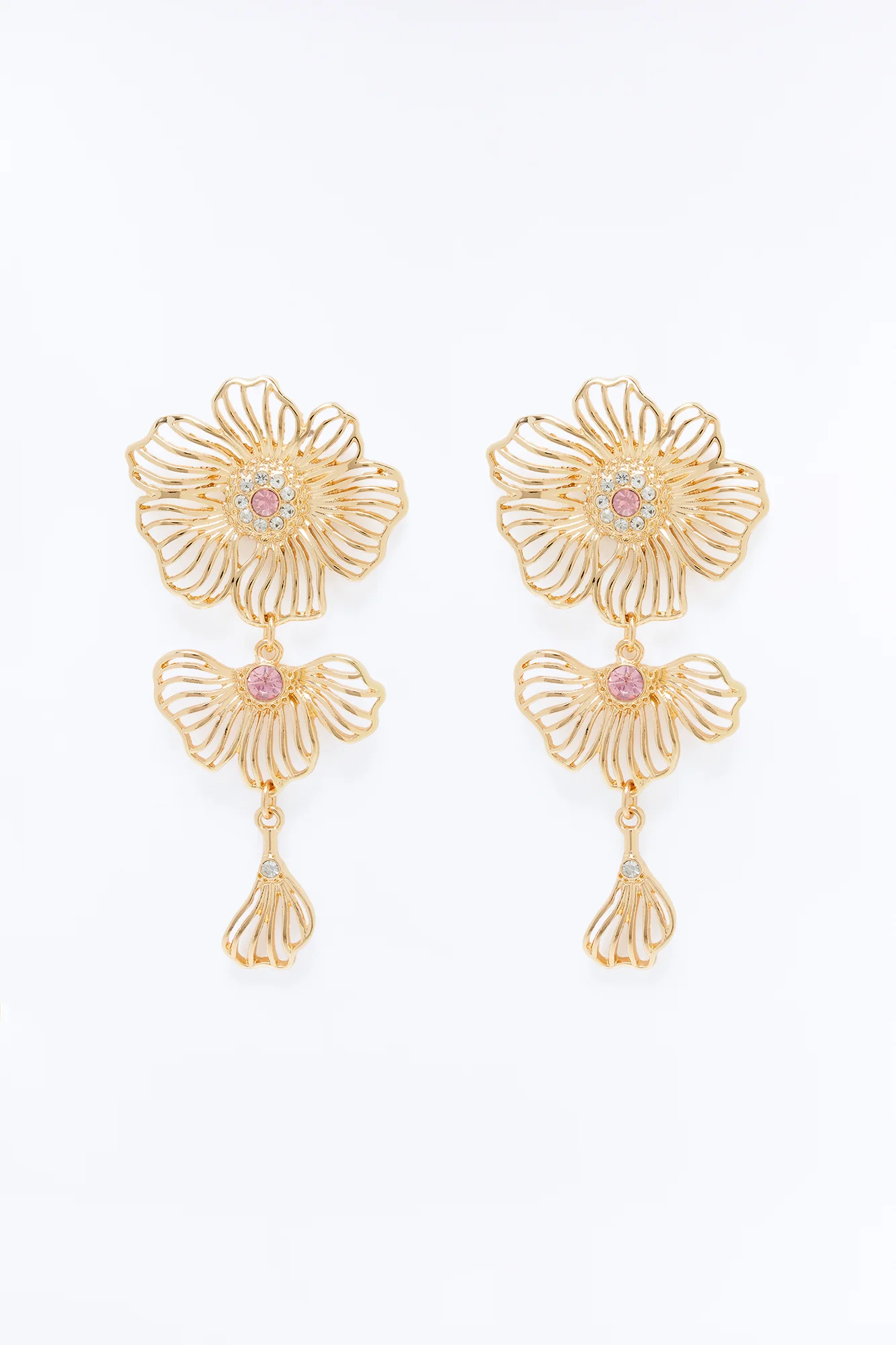 Poppy Fields Earrings - Pink