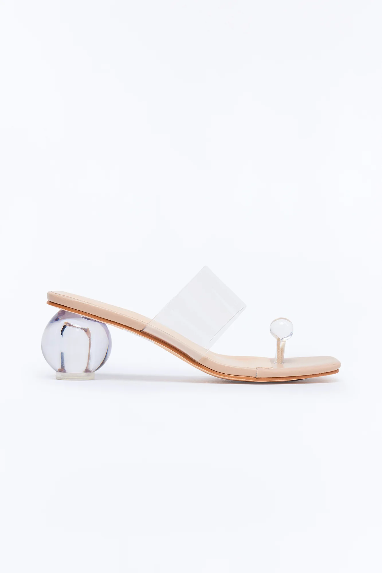 Popular Toe Ring Novelty Heels - Clear
