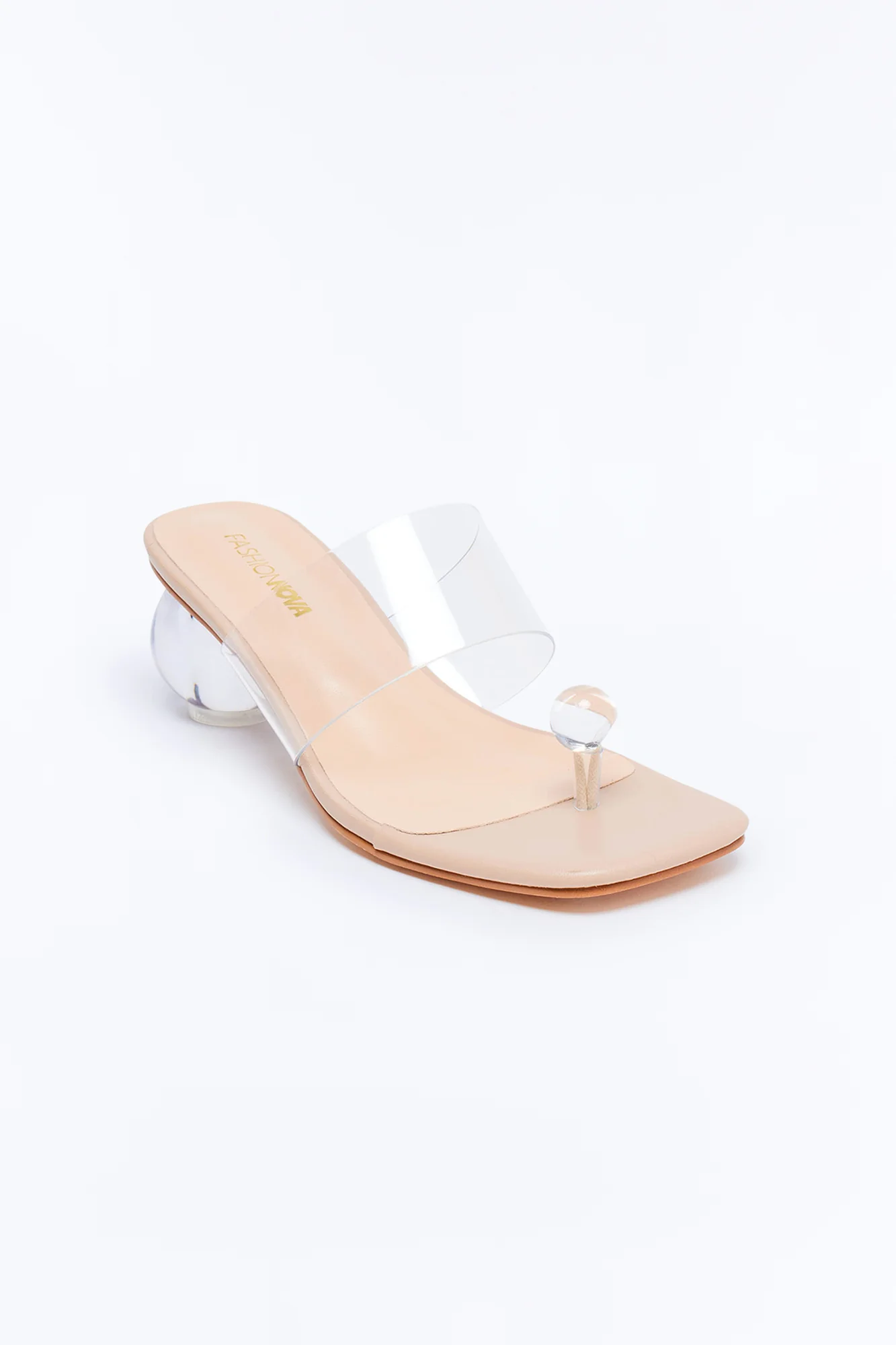 Popular Toe Ring Novelty Heels - Clear - Image 2