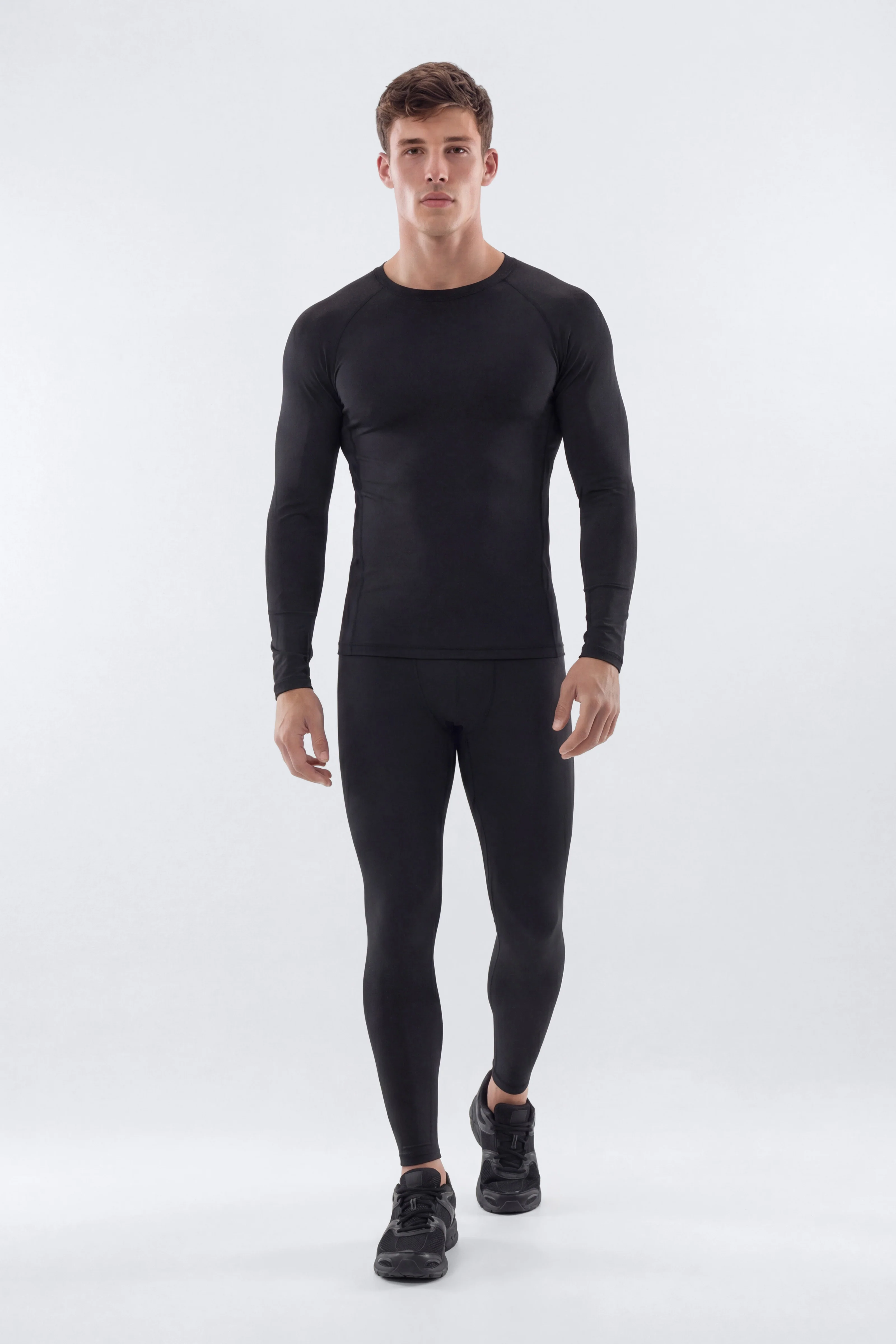 PowerFlex™ Compression Long Sleeve Top - Black - Image 2