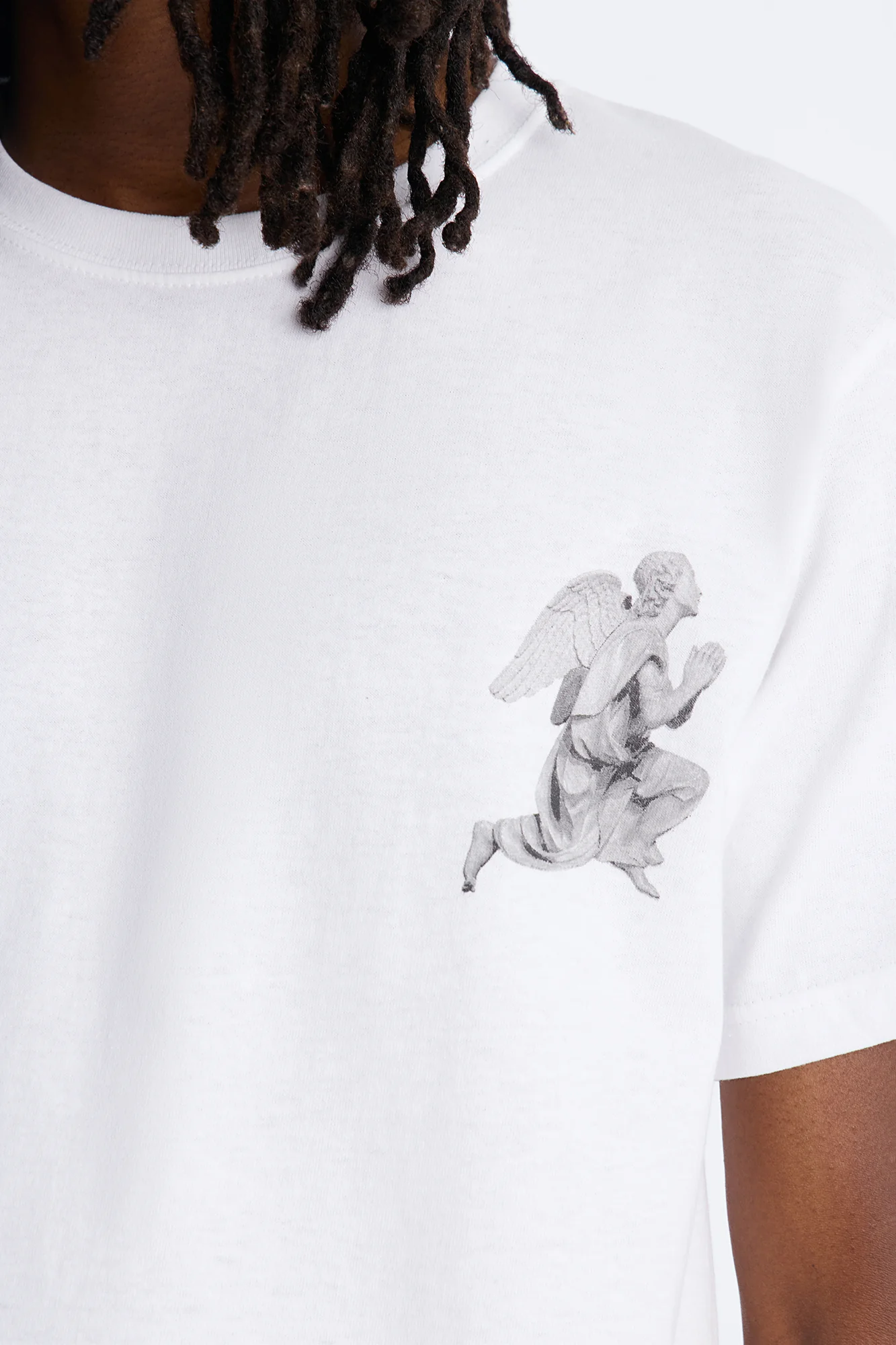 Pray For Me Angels Short Sleeve Tee - White - Image 5