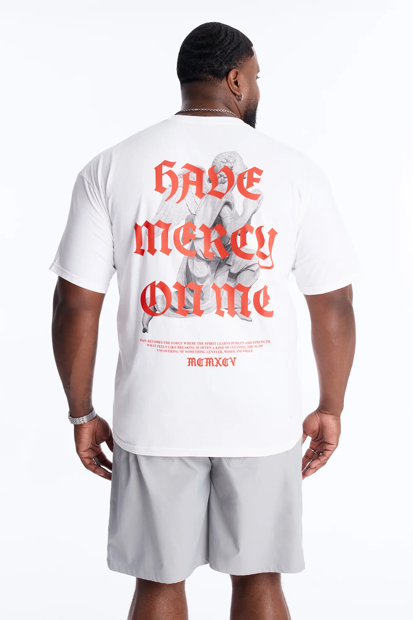 Pray For Me Angels Short Sleeve Tee - White - Image 7