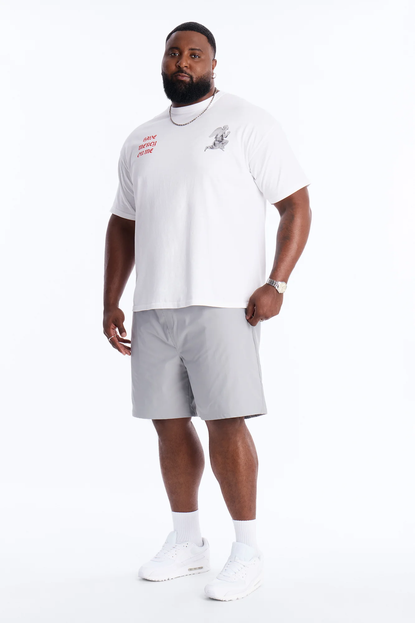 Pray For Me Angels Short Sleeve Tee - White - Image 9