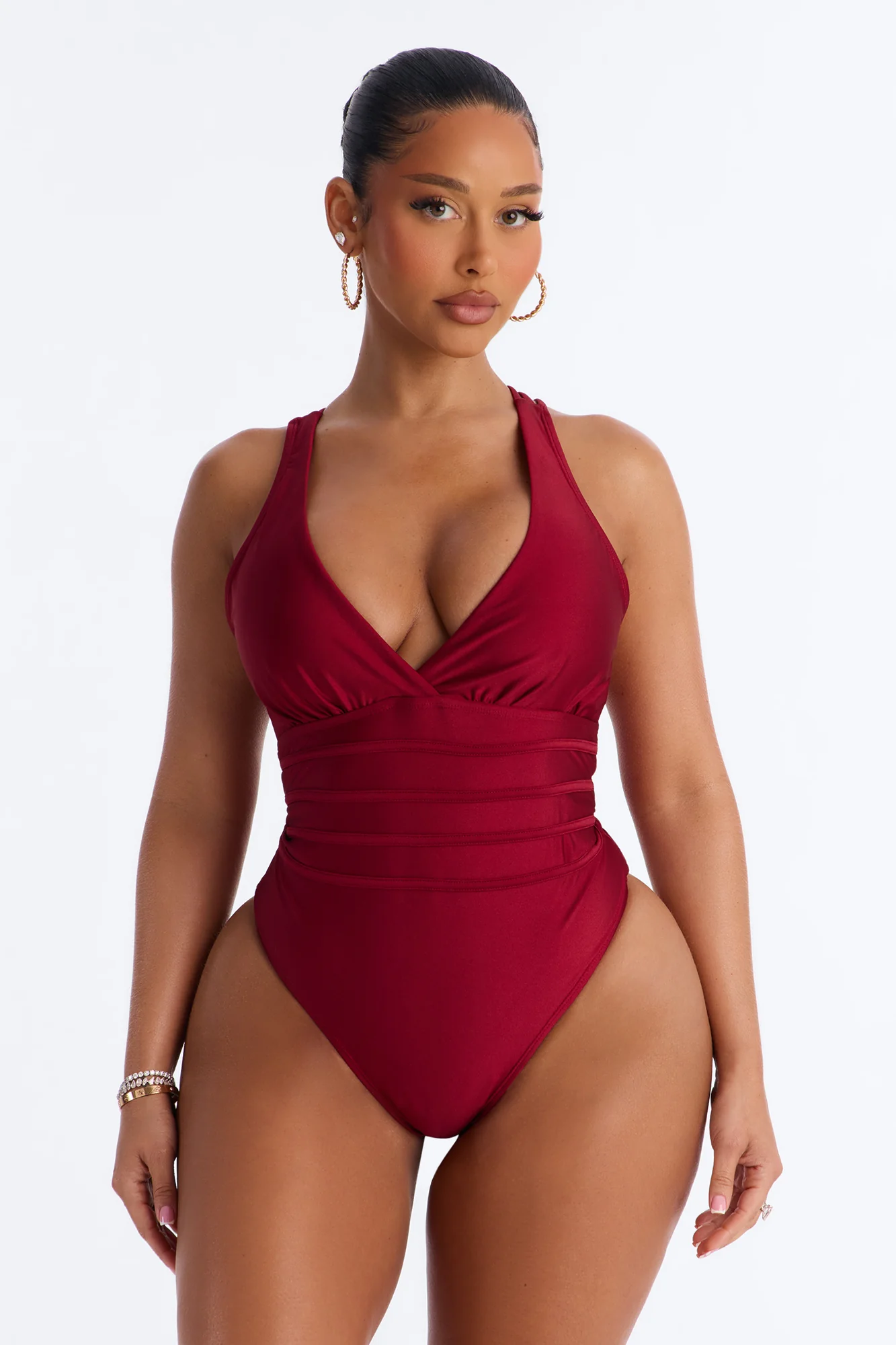 Pressure In Paradise 1 Piece Swimsuit - Brown