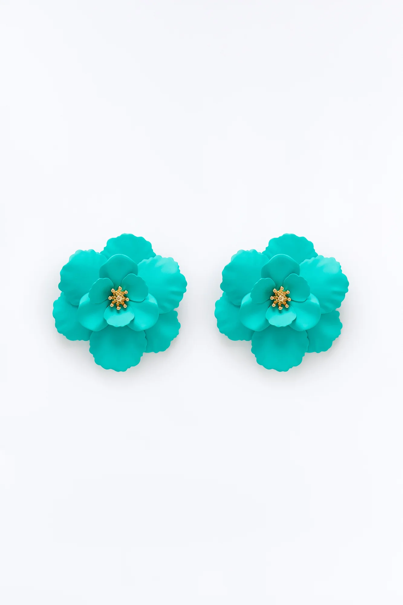 Prettiest Stem Drop Earrings - Blue - Image 3