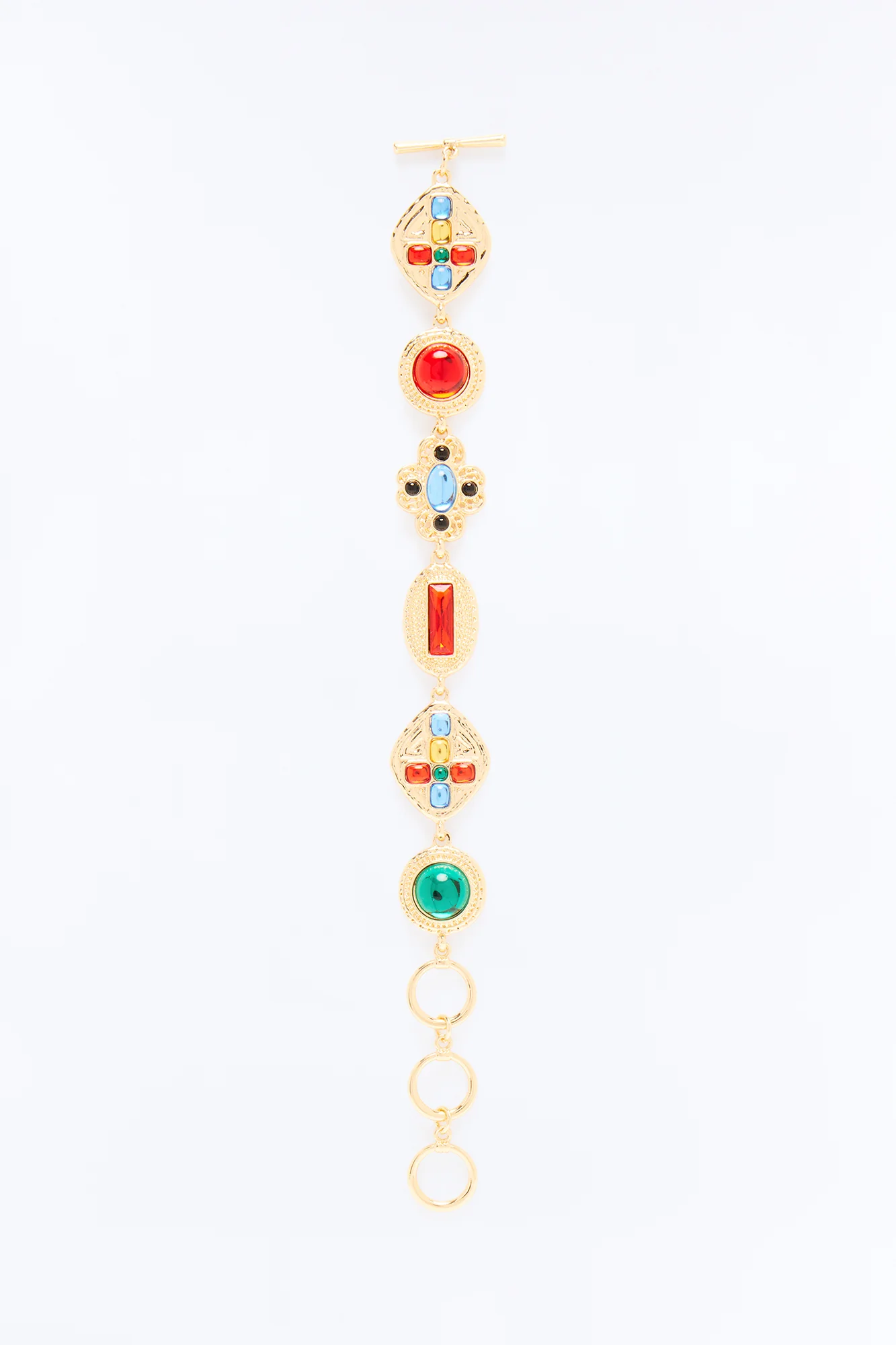 Prism Gems Bracelet - Gold/Multi - Image 3