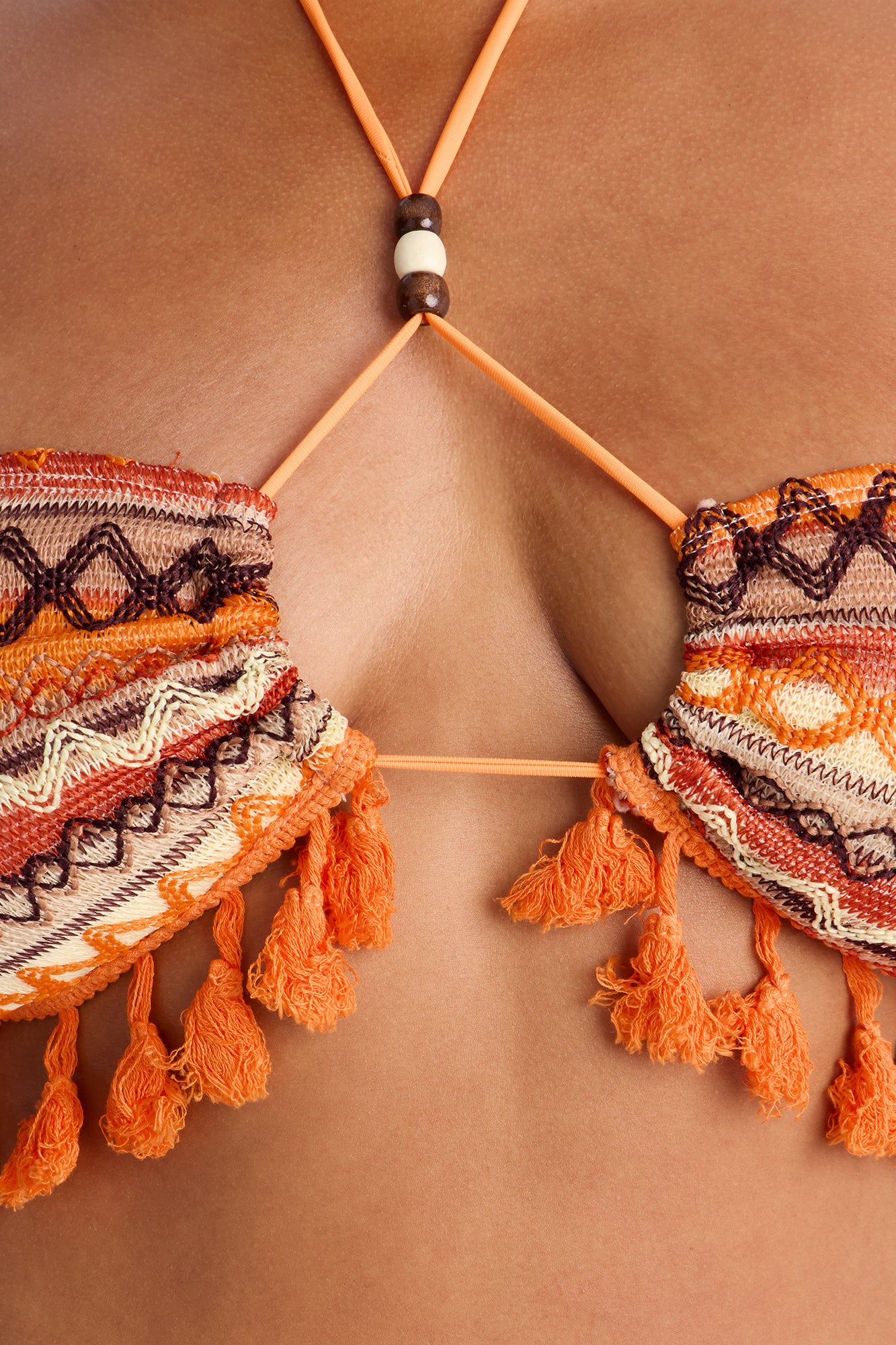 Promised Forever Bikini And Sarong - Orange/combo - Image 9