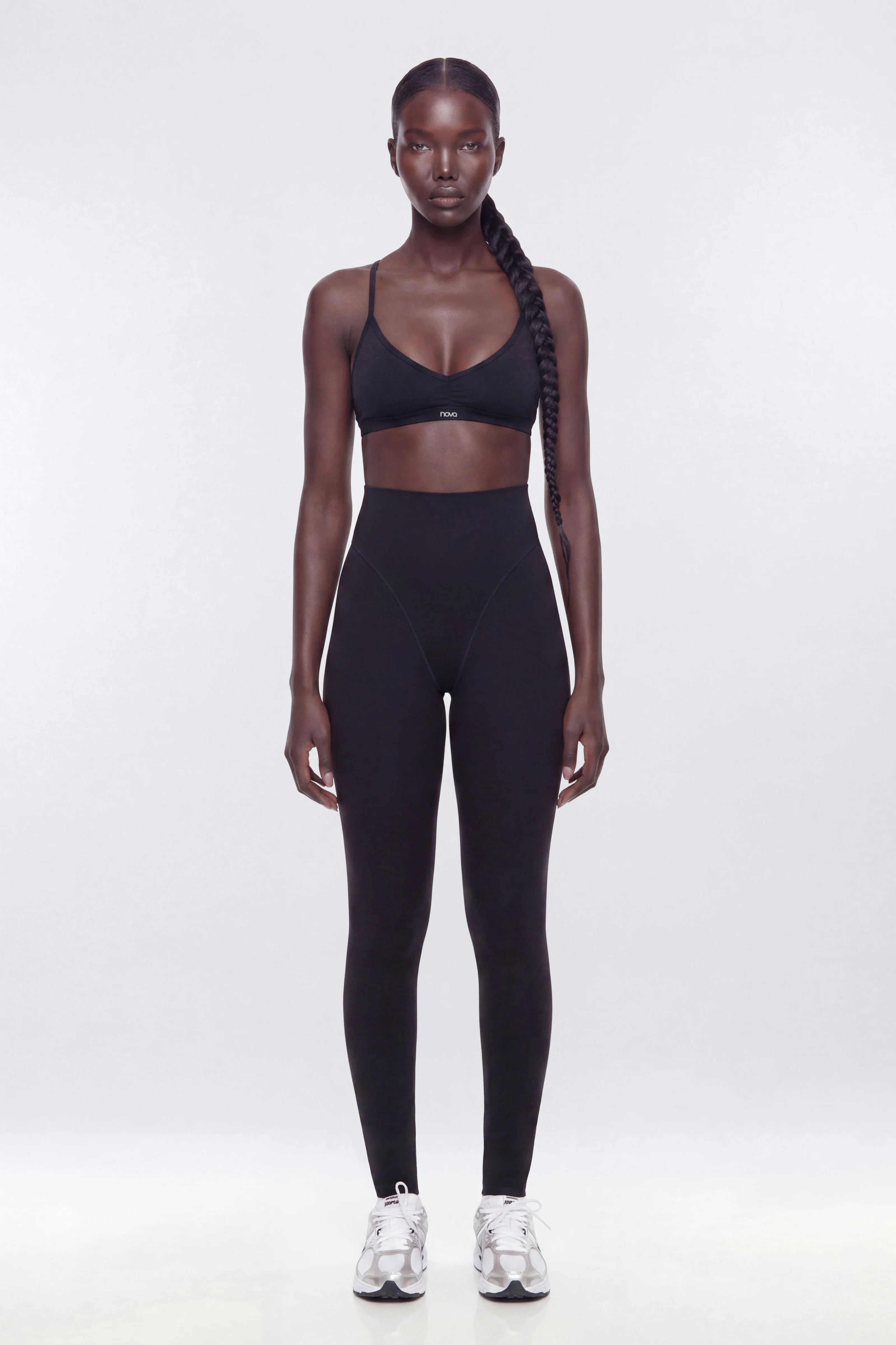 ProStretch™ 28″ V Front Skinny Legging - Black