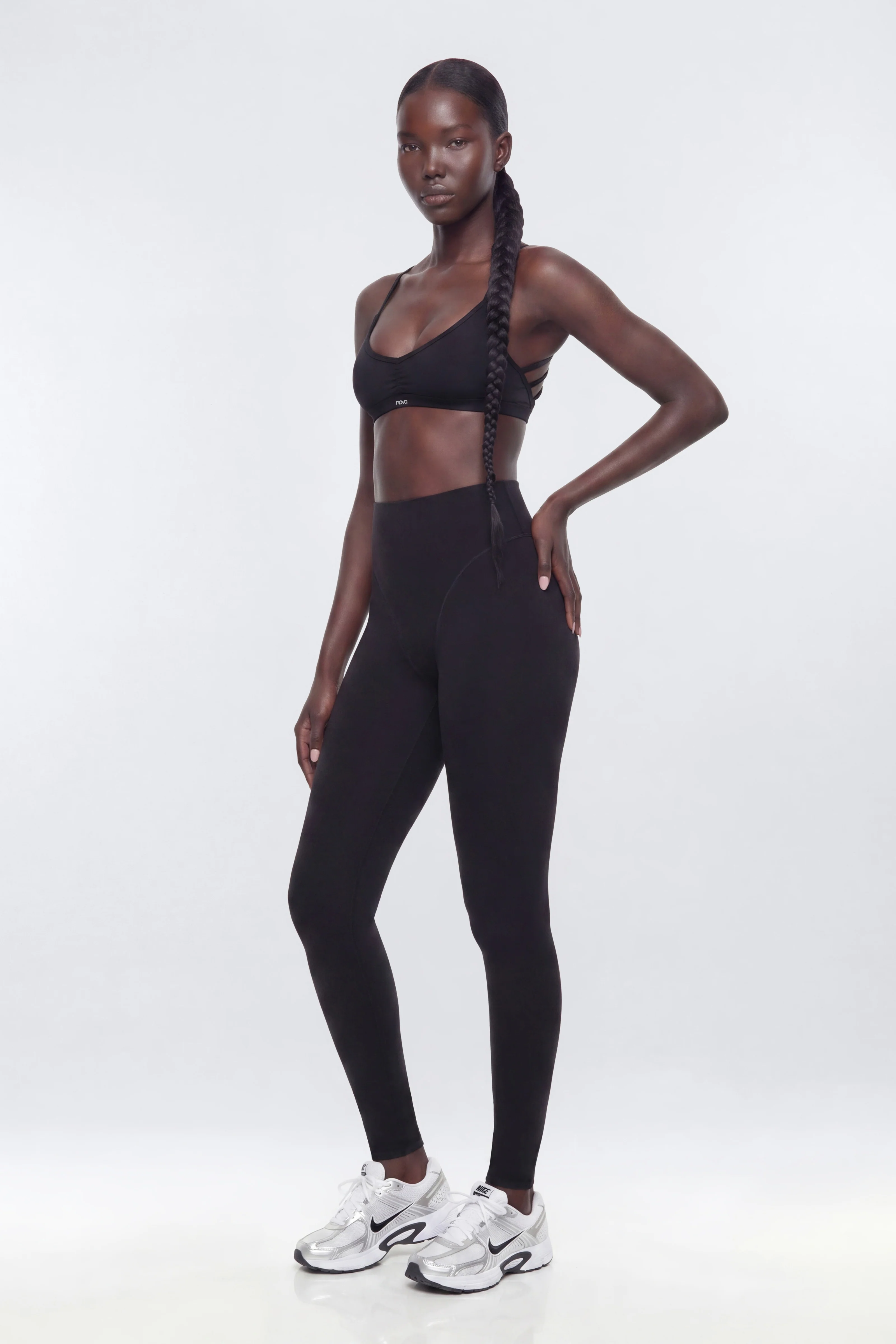 ProStretch™ 28″ V Front Skinny Legging - Black - Image 2