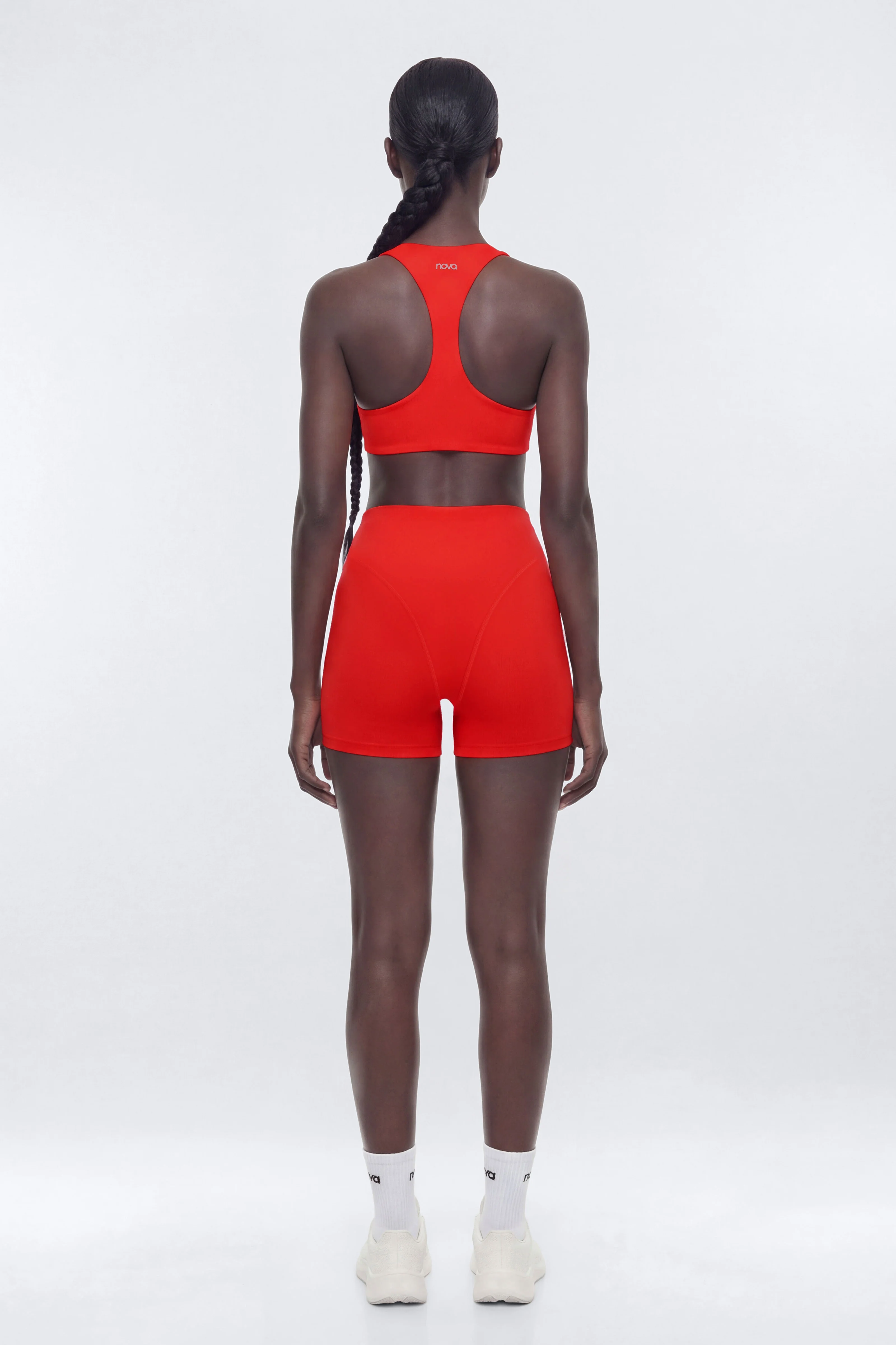 ProStretch™ 3″ V-Line Biker Short - Red - Image 4