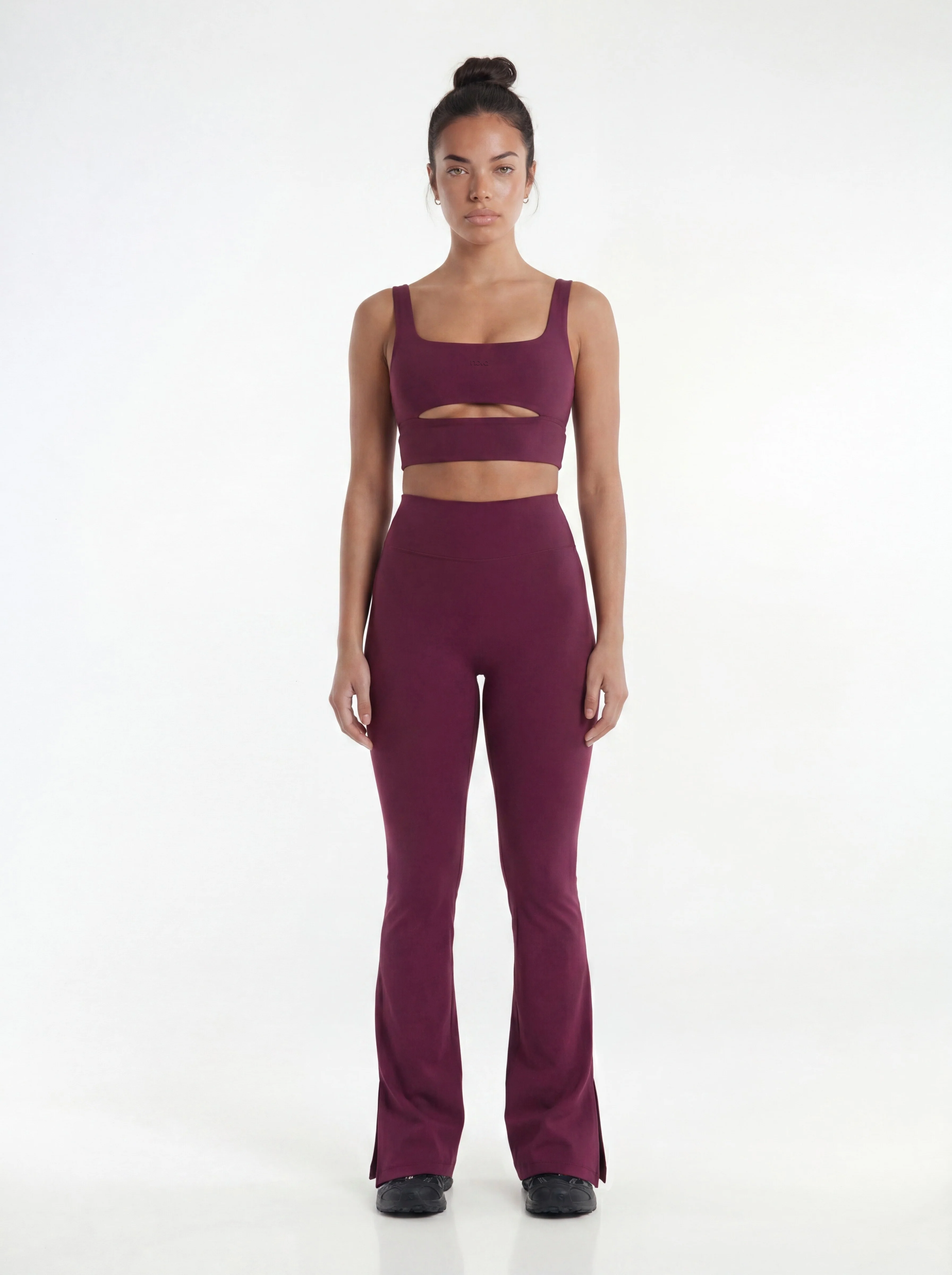 ProStretch™ 32″ Midrise Flare Legging - Merlot