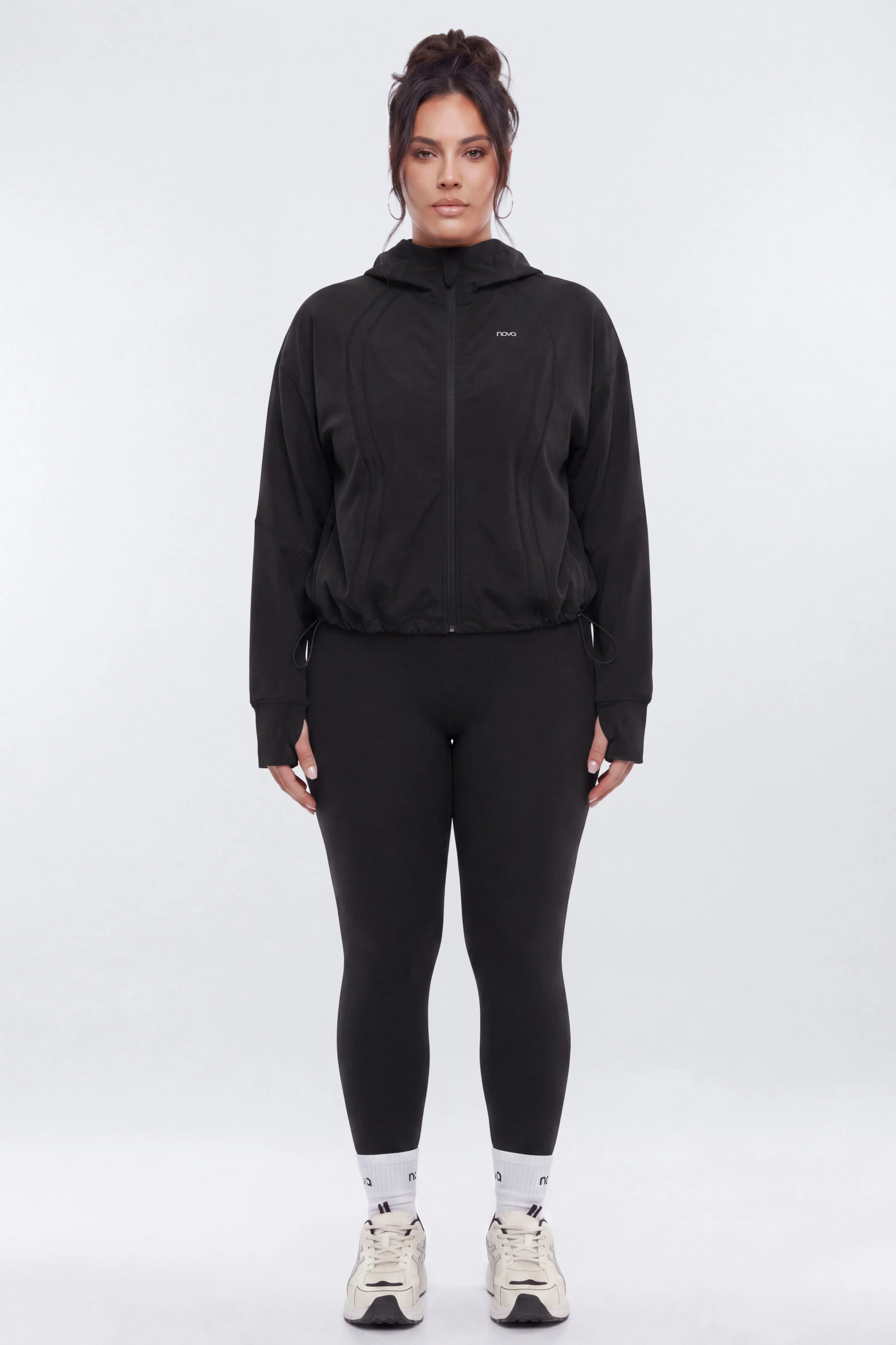 ProStretch™ Front Zip Hoodie Jacket - Black - Image 12