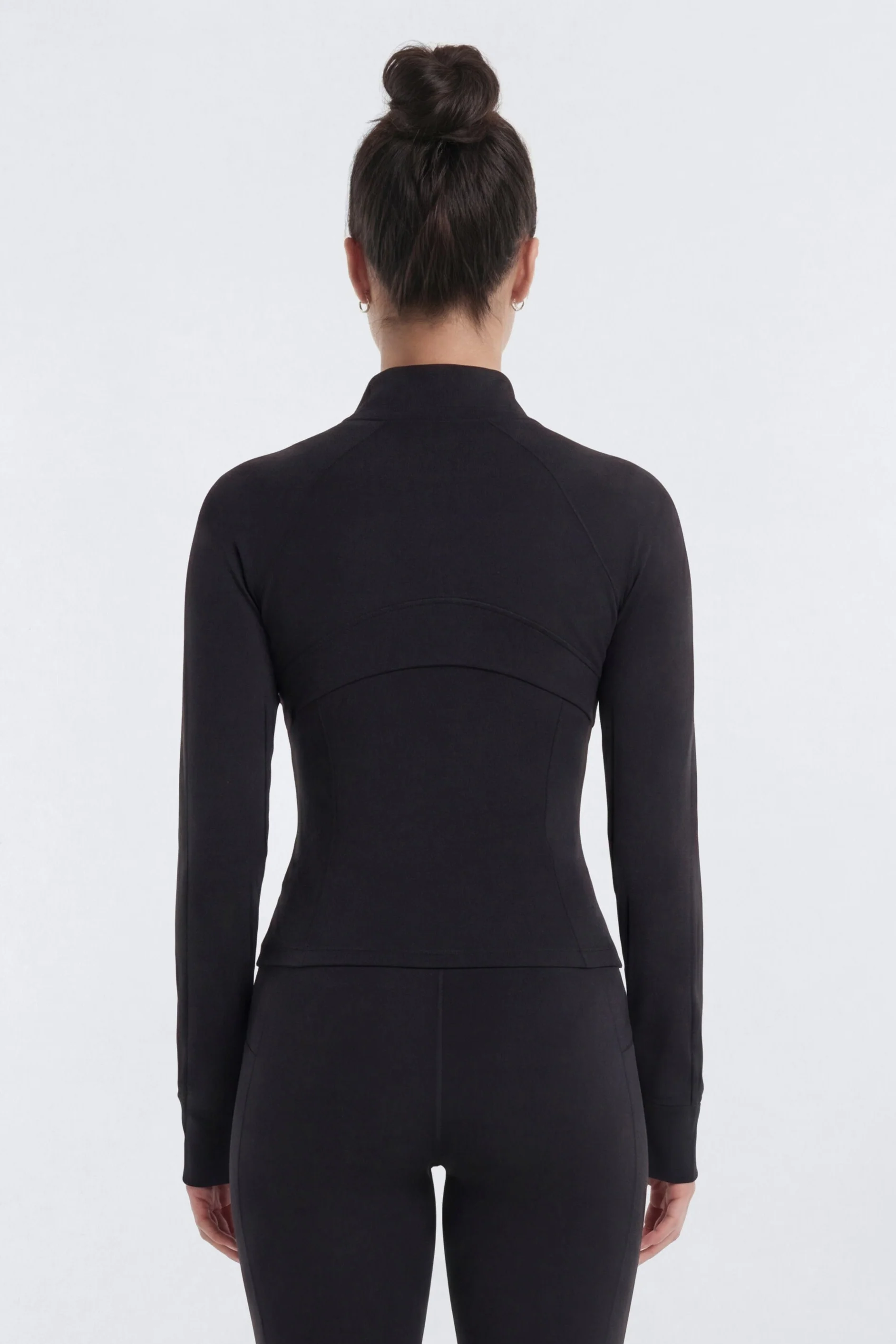 ProStretch™ Front Zip Sports Jacket - Black - Image 3
