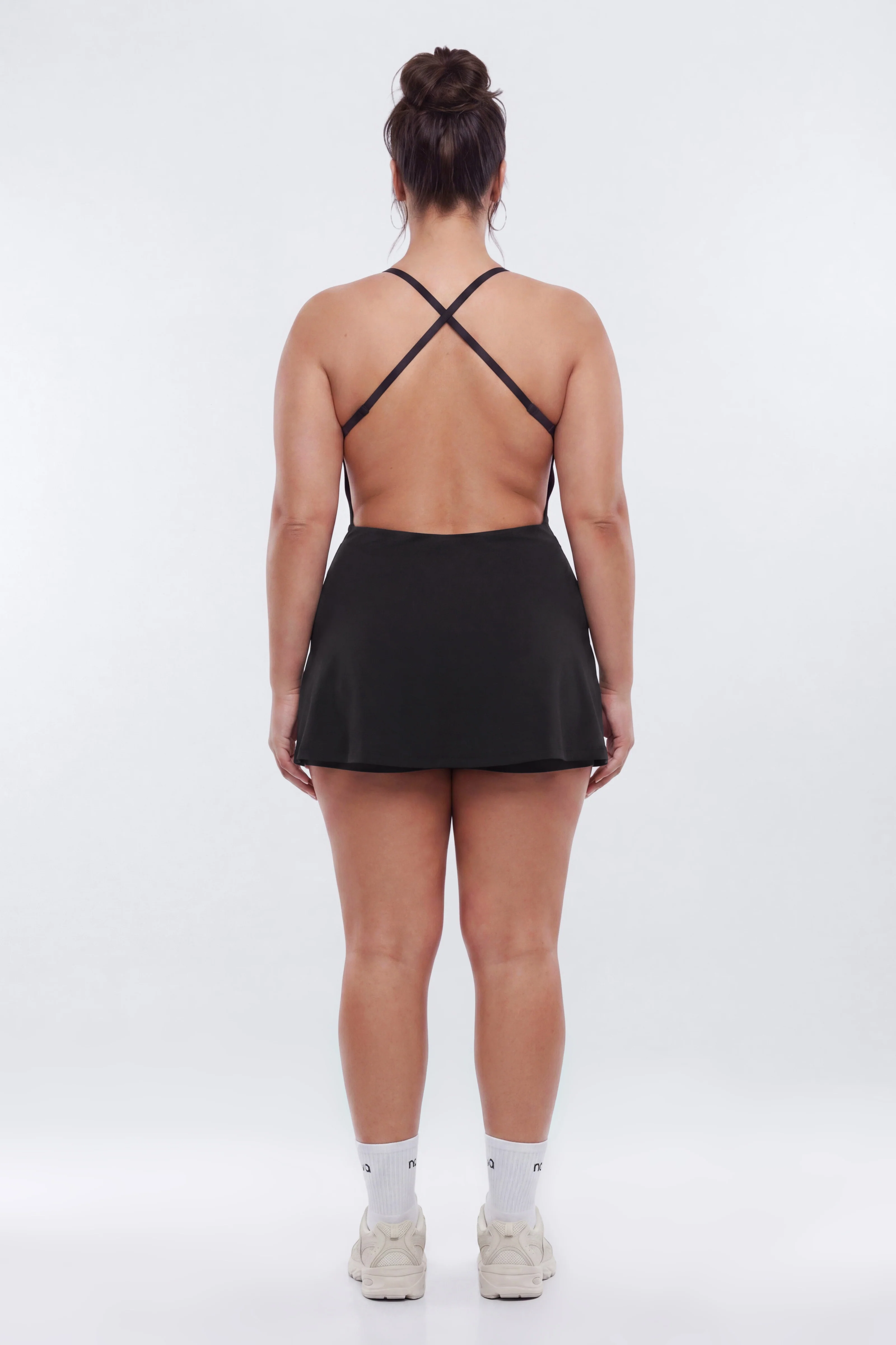 ProStretch™ Open Back Sports Dress - Black - Image 11