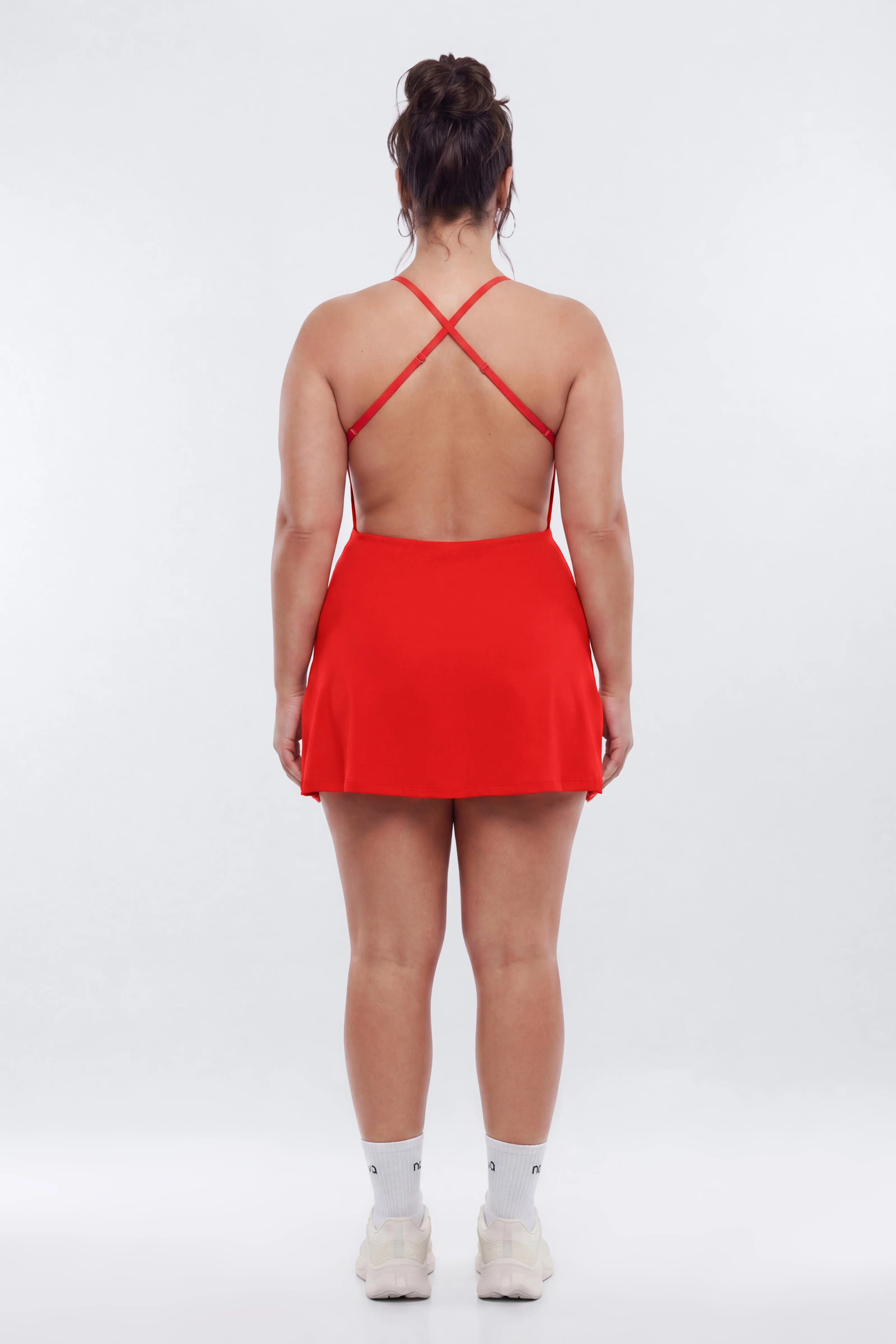 ProStretch™ Open Back Sports Dress - Red - Image 9
