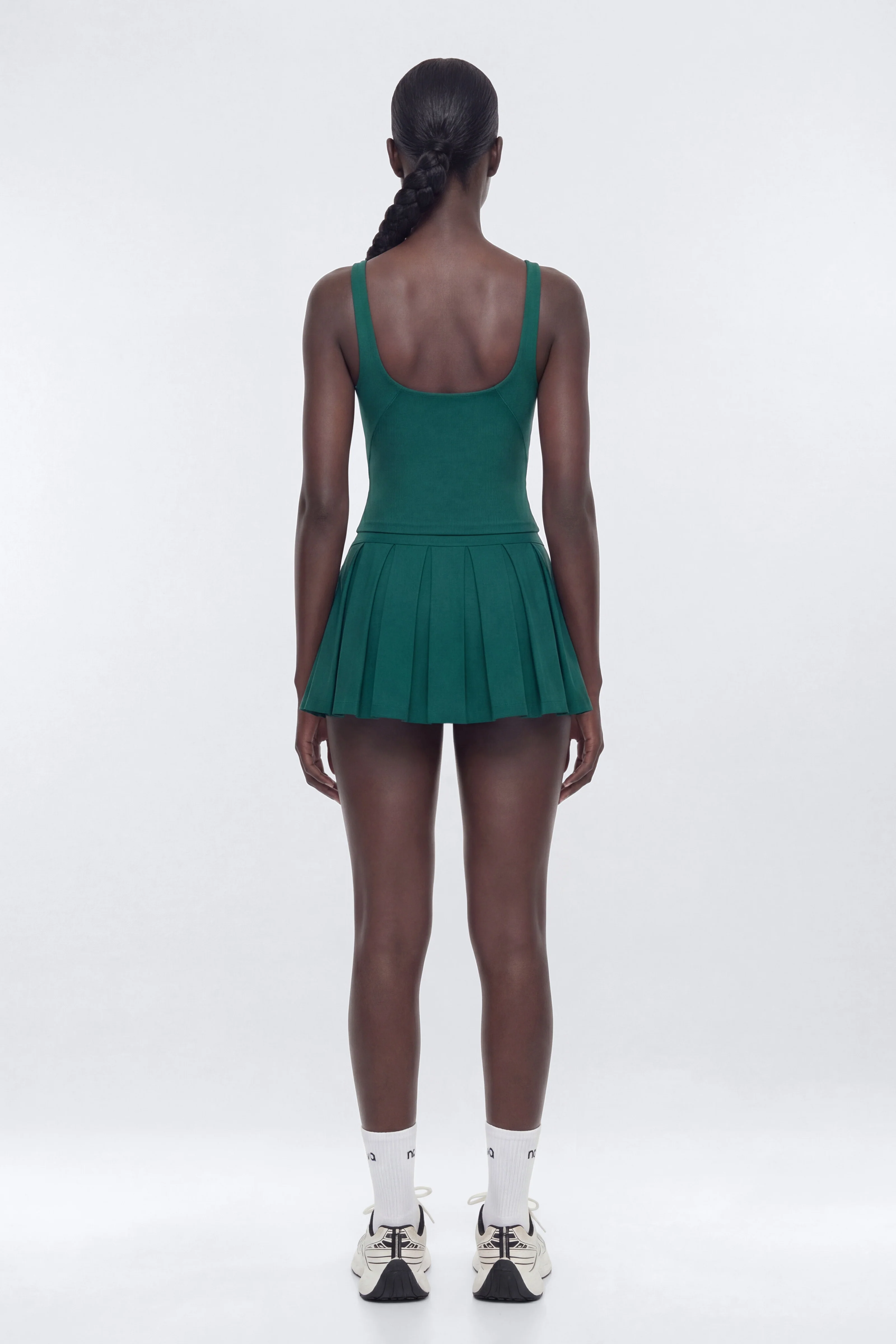 ProStretch™ Pleated Mini Skort - Hunter Green - Image 3